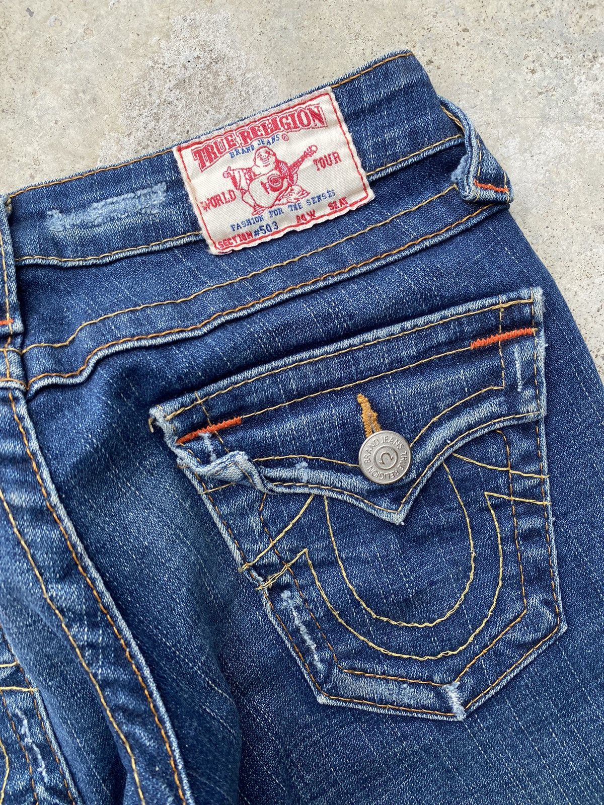 True Religion Vintage True Religion Bootcut Flare Jeans Size 28" / US 6 / IT 42 - 9 Thumbnail