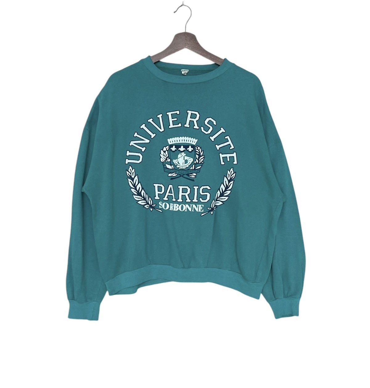 Vintage Universite Sorbonne Paris Sweatshirt 1980s