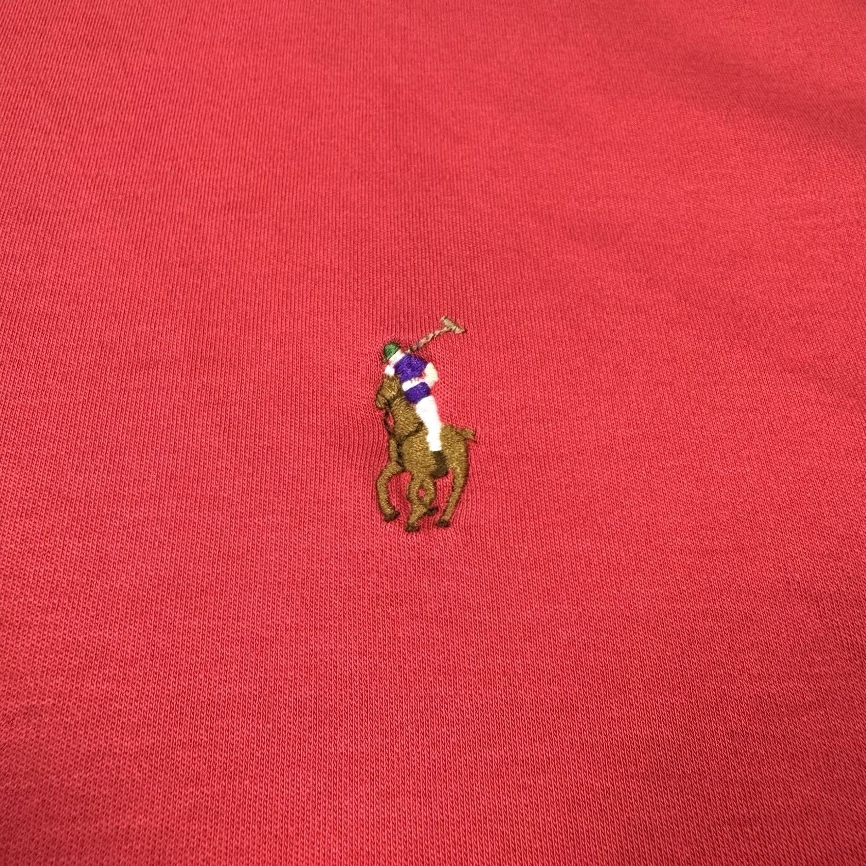 Polo Ralph Lauren Polo Ralph Lauren Shirt Mens Big 3XB Pima Soft Touch Stretch Polo Red Short Sleeve 58 in Chest Size US XXL / EU 58 / 5 - 3 Thumbnail