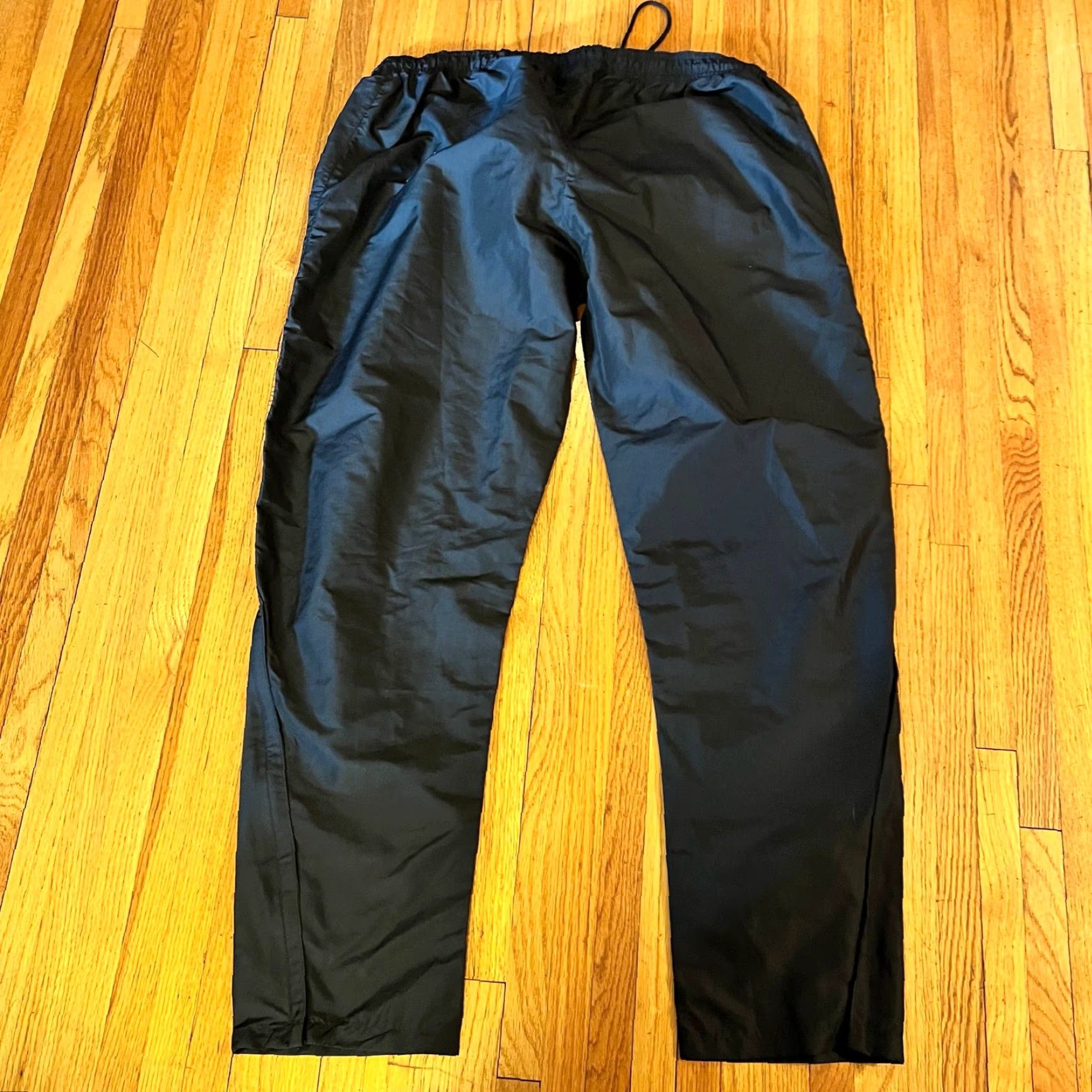 Vintage Podium wear Pants Indoor Windbreaker Mens XXL Black Performance Track Pants Size US 39 - 3 Thumbnail