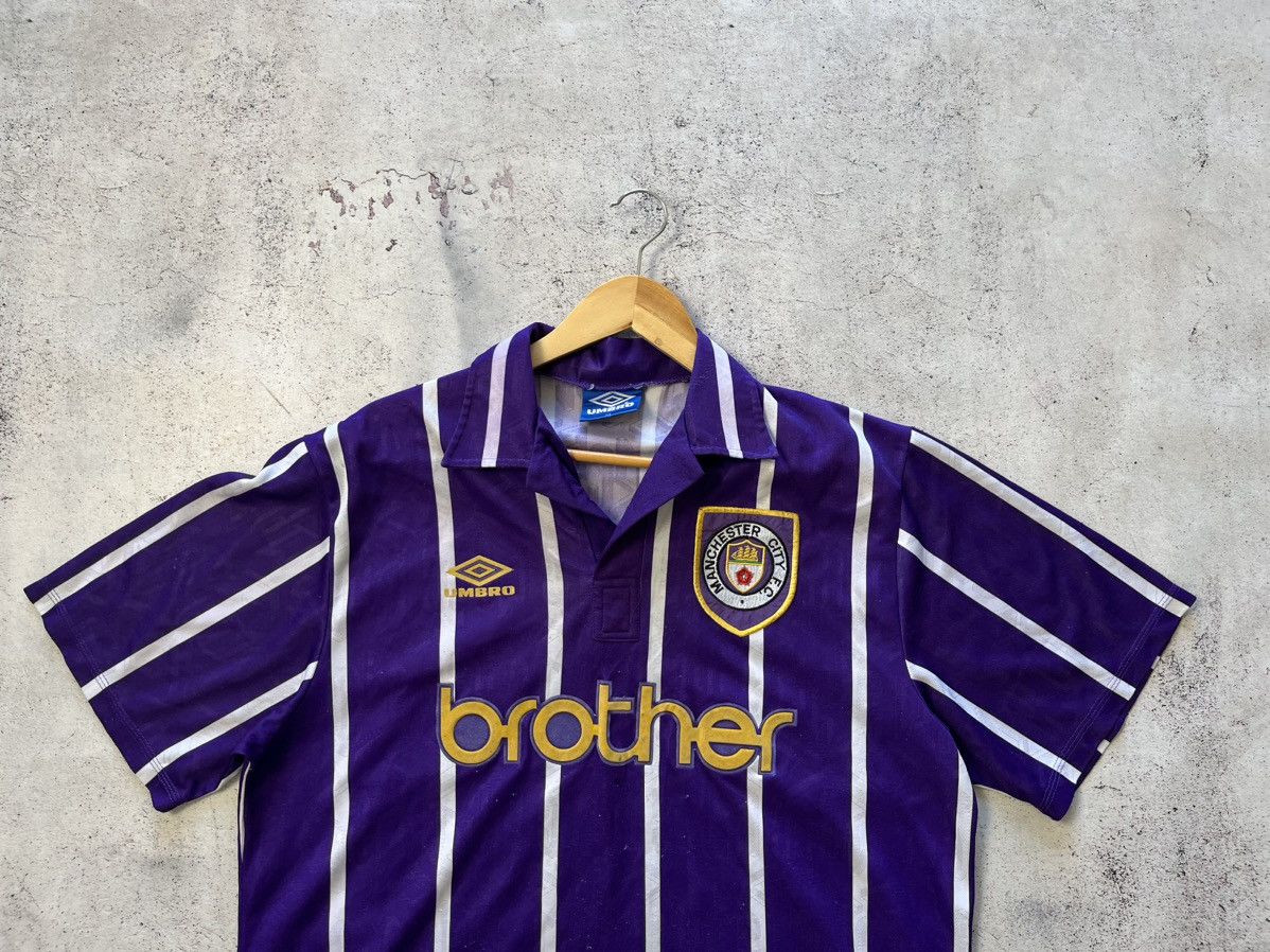 Umbro Umbro Manchester City Vintage Away 1992/1994 Soccer Jersey Size US XL / EU 56 / 4 - 3 Thumbnail