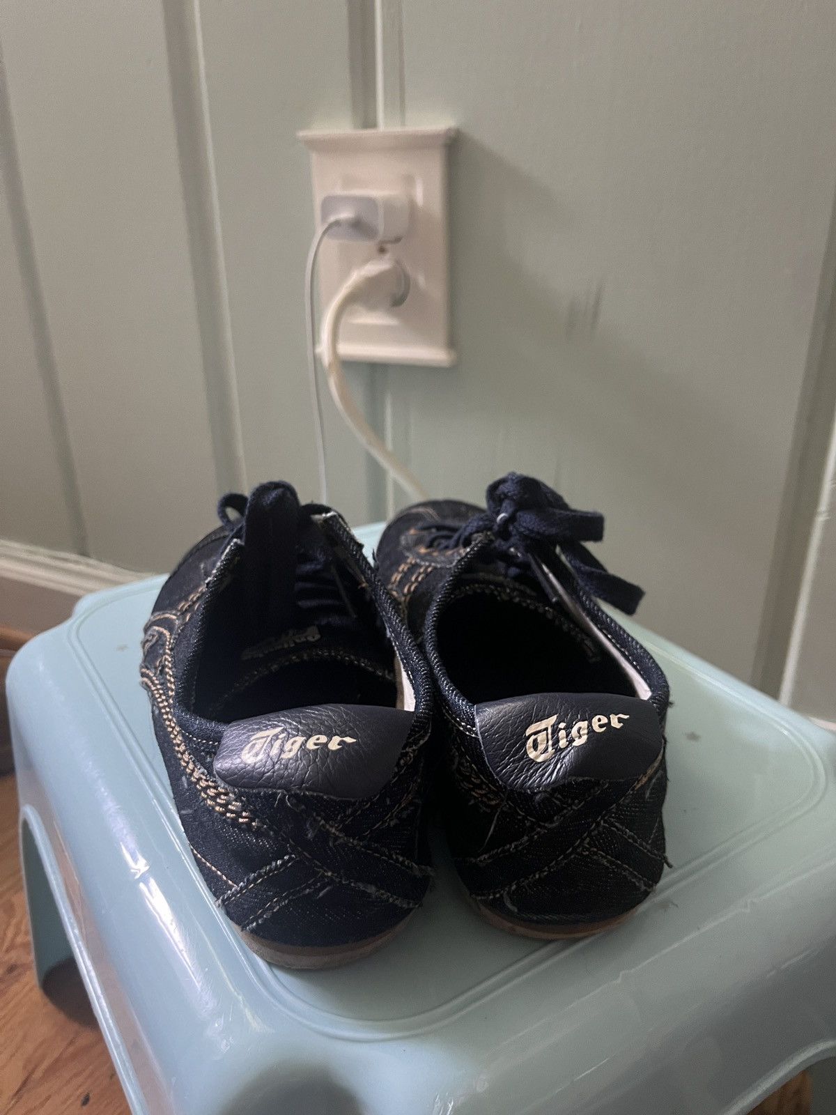 Asics × Onitsuka Tiger × Vintage Rare Denim Onitsuka Tiger Sneakers Size US 6 / EU 39 - 2 Thumbnail