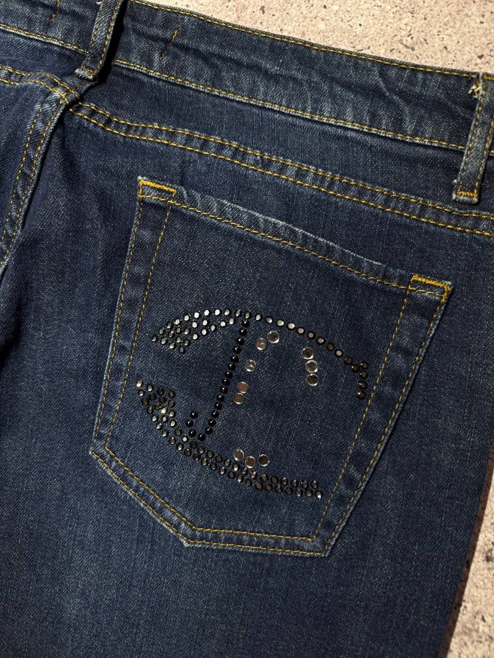 Just Cavalli Just Cavalli Roberto Vintage Embroidered Pocket Denim Jeans Size US 32 / EU 48 - 7 Thumbnail