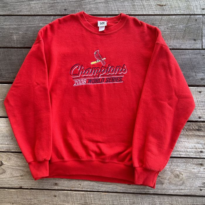 St.Louis Cardinals 90's Vintage MLB Crewneck Sweatshirt XL / Red