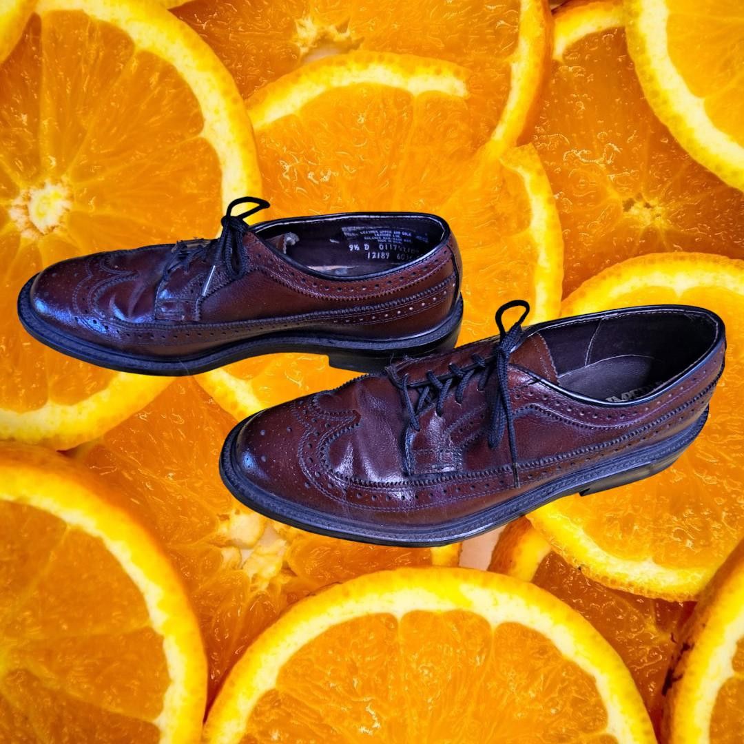 Other Crown Imperial Cherry Brown Lace Up Wingtip Oxfords Size 9 1 Size US 9.5 / EU 42-43 - 2 Thumbnail