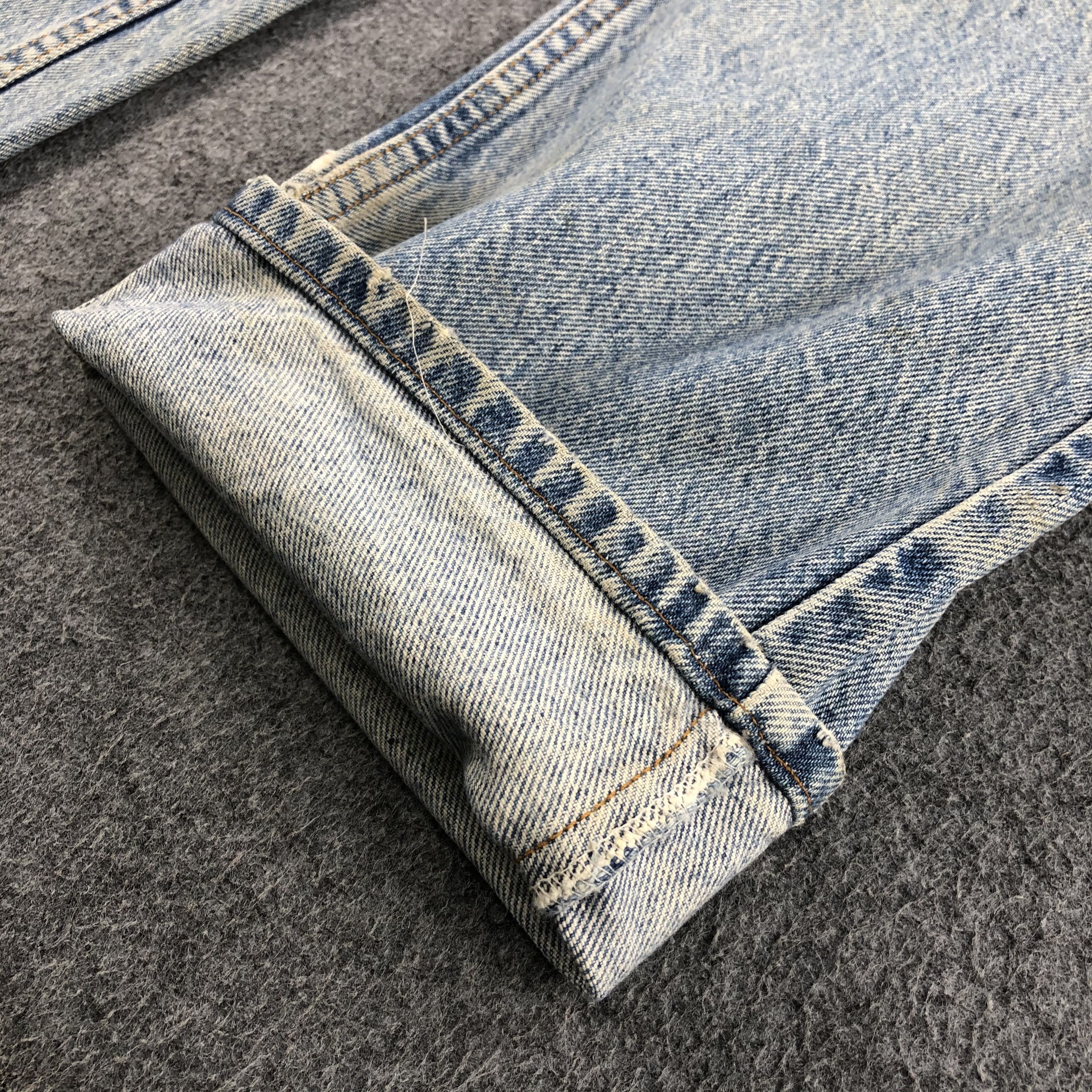 Levi's Vintage 90s Levis 550 Orange Tab Jeans Wash Denim-J989 Size US 36 / EU 52 - 7 Thumbnail