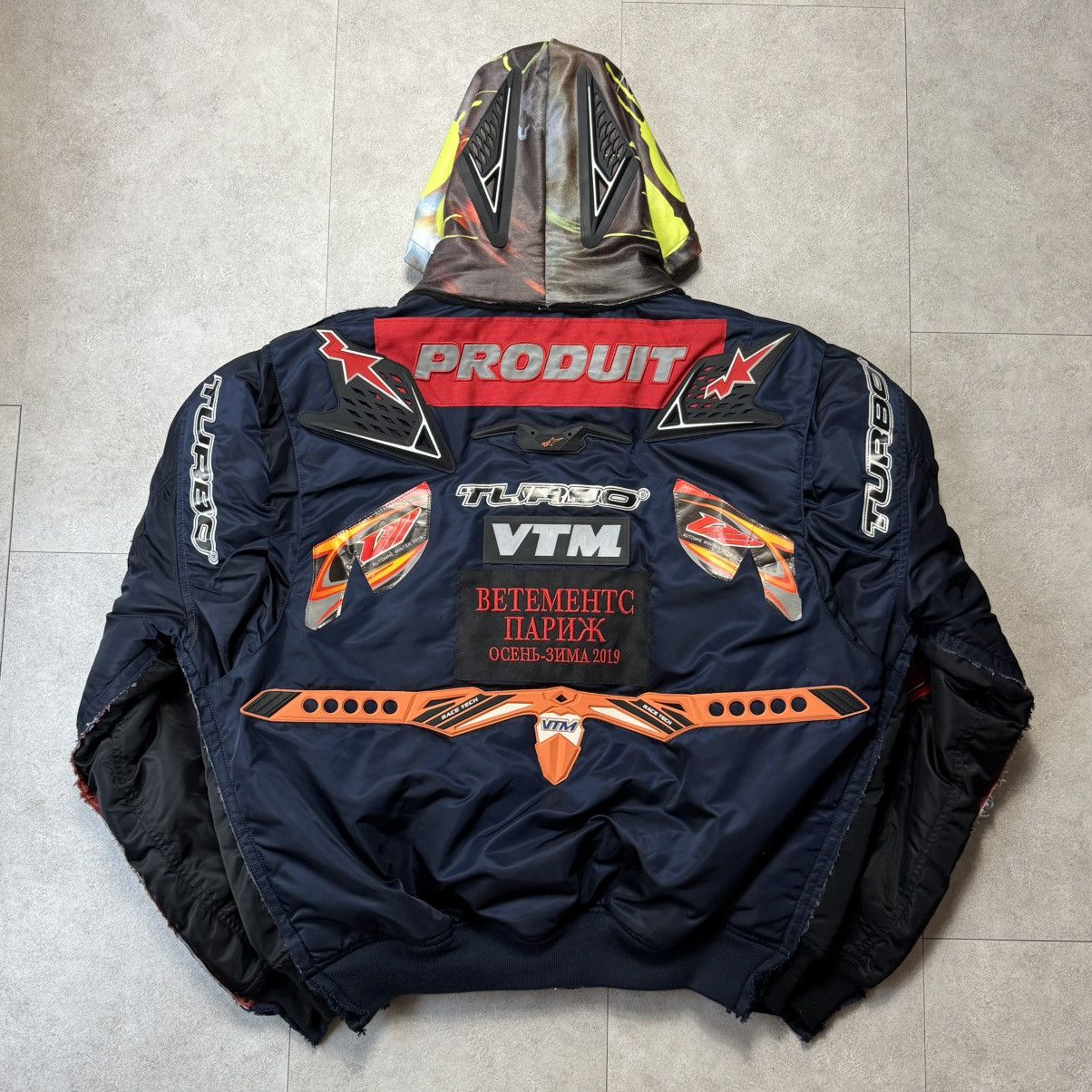 Vetements Vetements Moto Racing Bomber Jacket Size US S / EU 44-46 / 1 - 3 Thumbnail