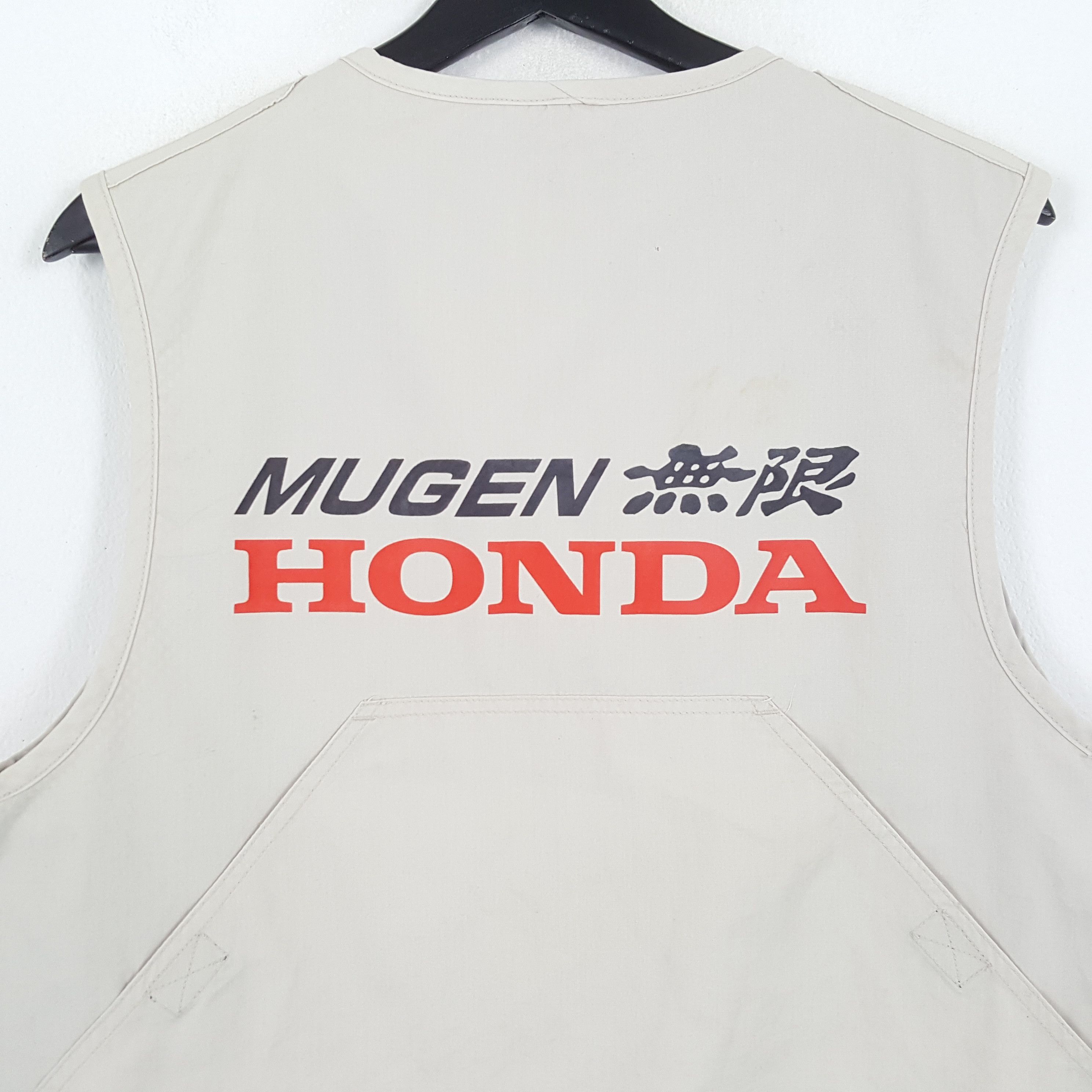 Vintage MUGEN HONDA Vest Japanese Motorsports Custom Art Size US M / EU 48-50 / 2 - 2 Thumbnail