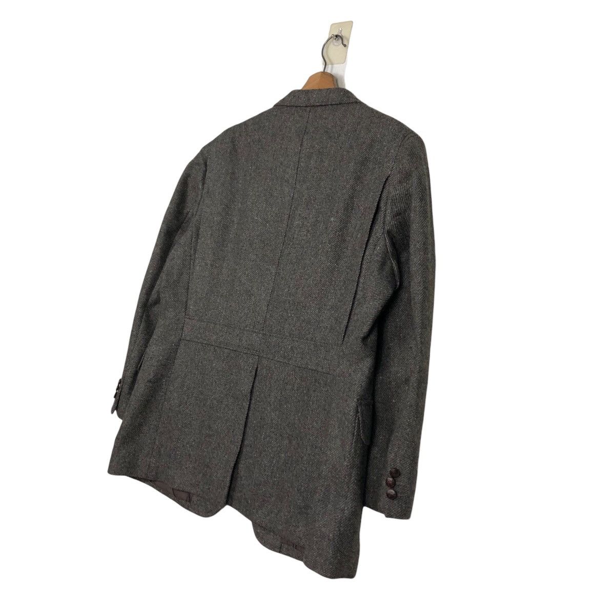 Burberry 📌Vintage Wool Jacket Herringbone Double Breast Burberrys Size US M / EU 48-50 / 2 - 11 Thumbnail