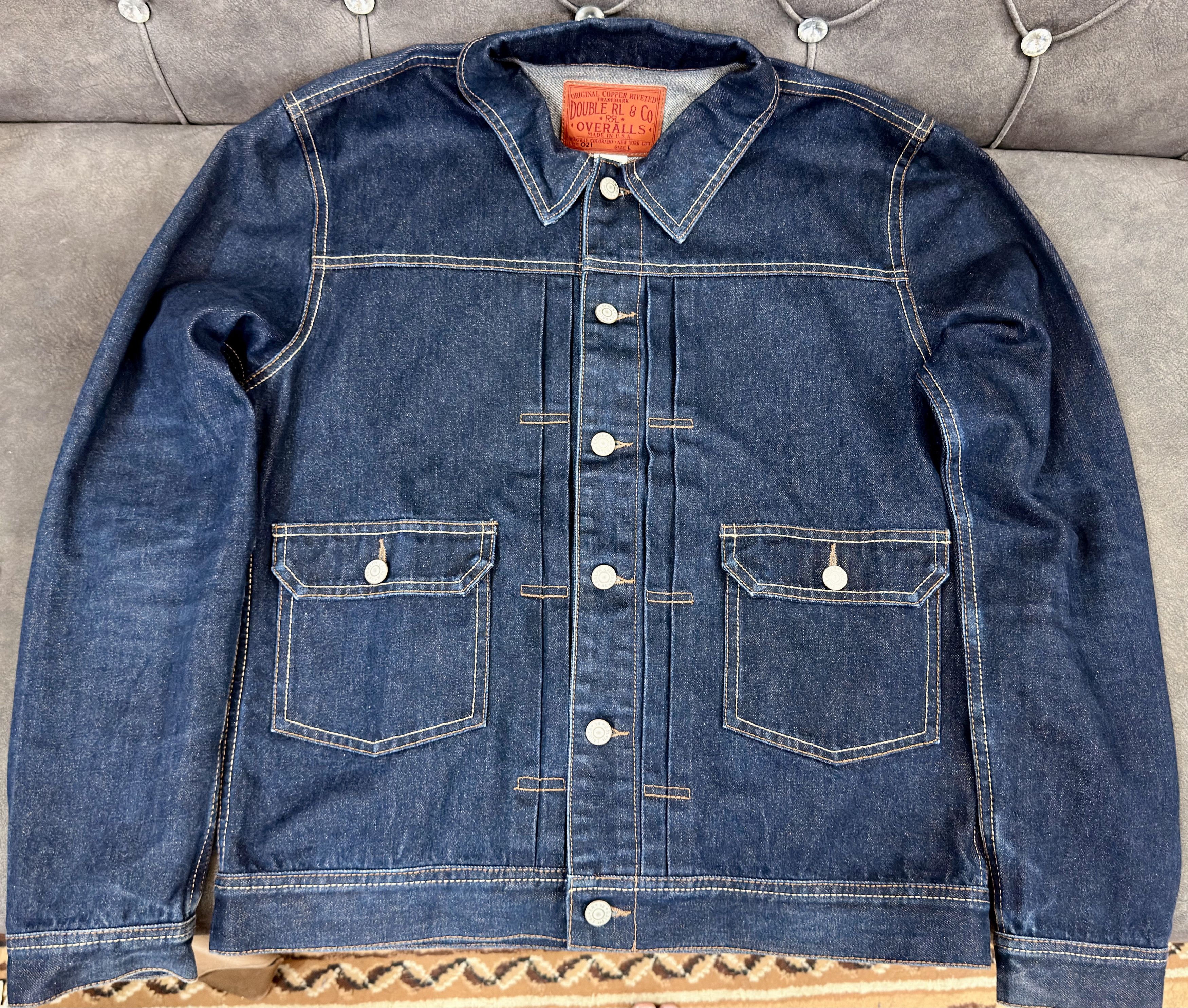 RRL Ralph Lauren RRL Limited Edition Denim Jacket Size US L / EU 52-54 / 3 - 6 Thumbnail