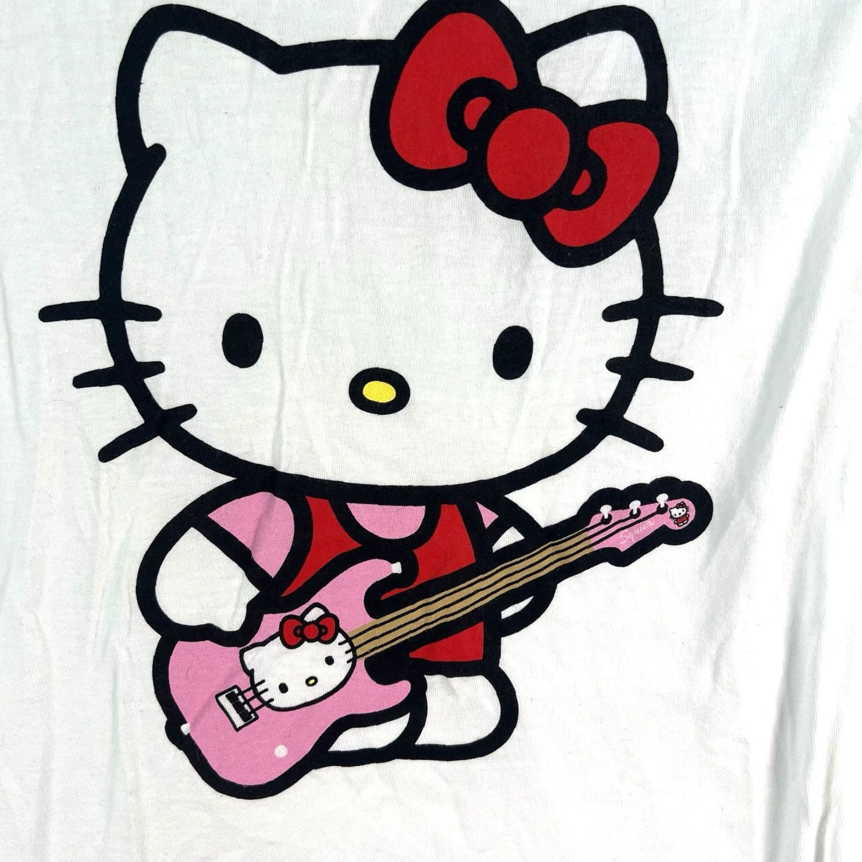Fender Fender Hello Kitty Limited Edition White SZ S Shirt Unisex Adults Graphic Print Size US S / EU 44-46 / 1 - 2 Thumbnail