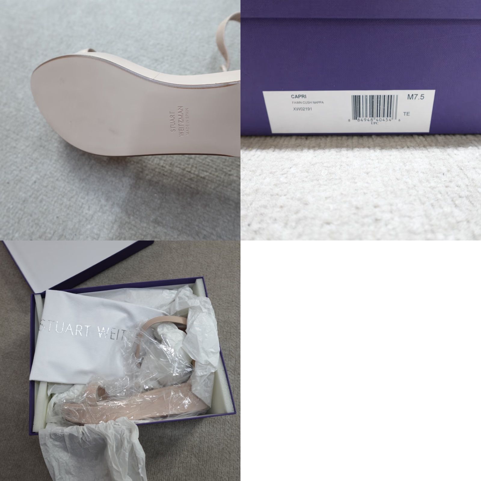Stuart Weitzman Stuart Weizman Womens Sandals 7.5 Beige Pink Capri Platform NEW Size US 8 / IT 38 - 8 Thumbnail