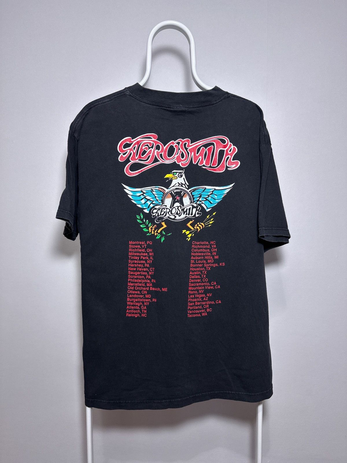 Aerosmith Aerosmith Aero-Force One 1993 Concert Tshirt Size US XL / EU 56 / 4 - 2 Thumbnail