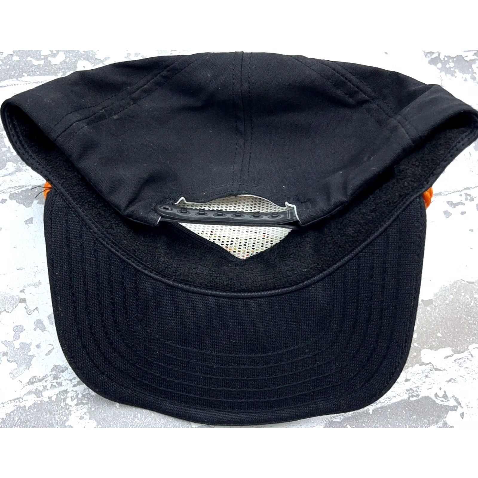 Coal VINTAGE Consol Coal Mining Trucker Hat Cap Snapback 80s USA Rope Black Orange Men Size ONE SIZE - 4 Thumbnail