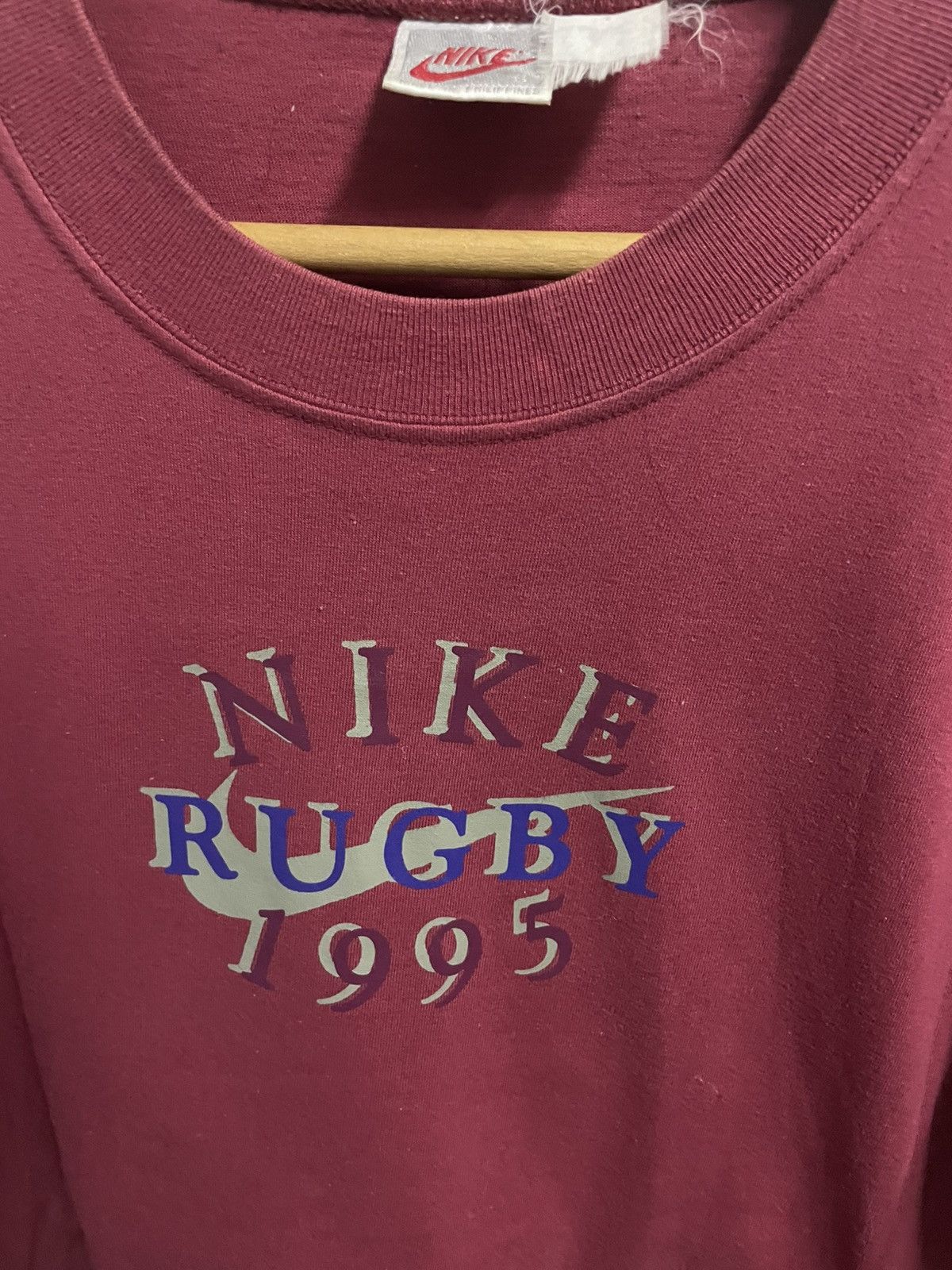 Nike Vintage Nike Rugby 1995 Shirt Size US S / EU 44-46 / 1 - 4 Thumbnail
