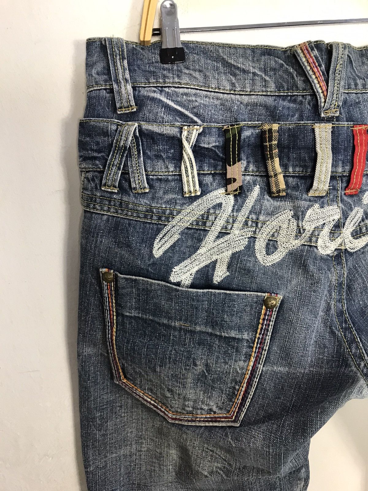 Japanese Brand × Vintage Vintage Japanese Brand Double Waist Denim Shorts Design Size US 36 / EU 52 - 11 Thumbnail