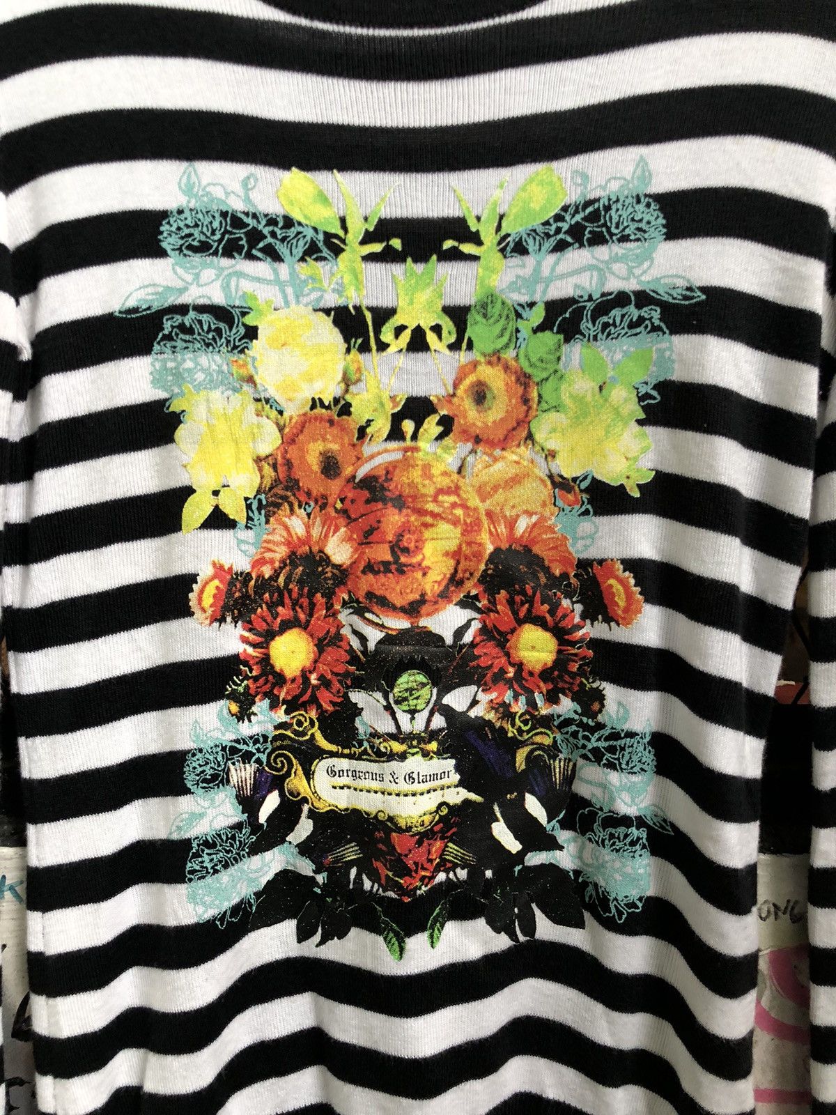 Beauty Beast × Hysteric Glamour × Japanese Brand JESSI NY GORGEUS & GLAMOUR LONG SLEEVE KNIT STRIPED Size S / US 4 / IT 40 - 4 Thumbnail