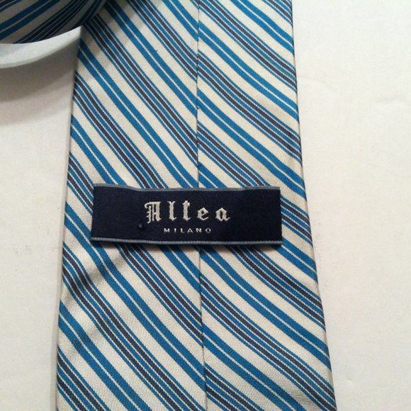 Altea ALTEA MEN'S NEW 100%SILK TIE WIDTH: 3" MADE IN ITALY Size ONE SIZE - 2 Thumbnail