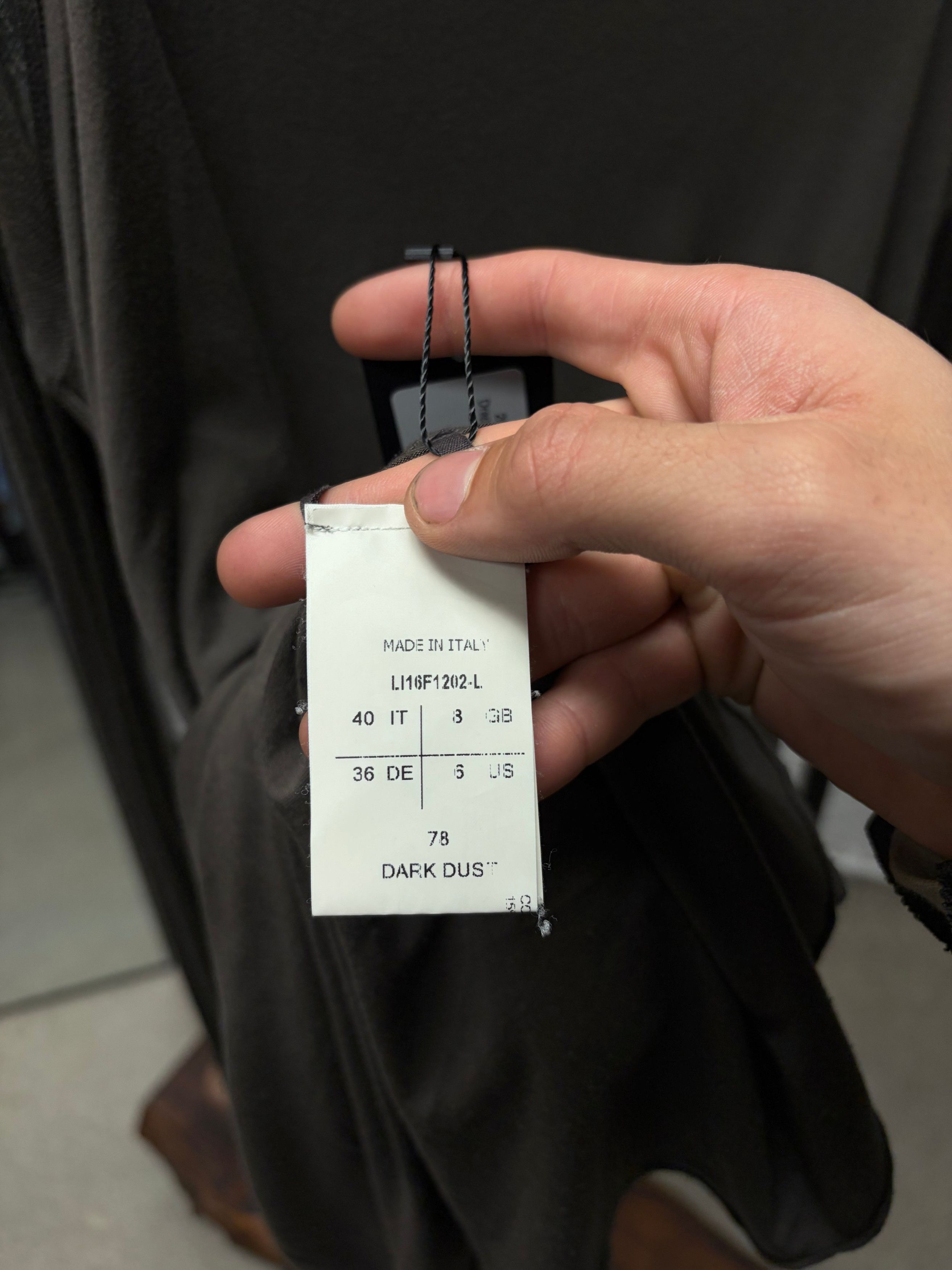 Rick Owens 2000s Rick Owens ‘Lilies’ Cape Draped Sheer Black Long Sleeve Shirt Size S / US 4 / IT 40 - 4 Thumbnail
