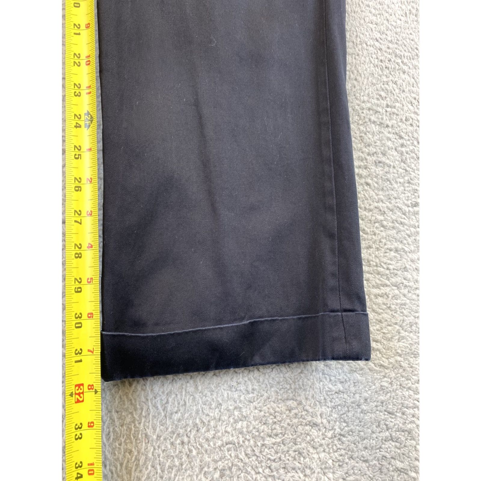 Brooks Brothers Brooks Brothers Dress Pants Men 35X32 Black Trouser Straight Pleated /93-41 Size US 35 - 7 Thumbnail