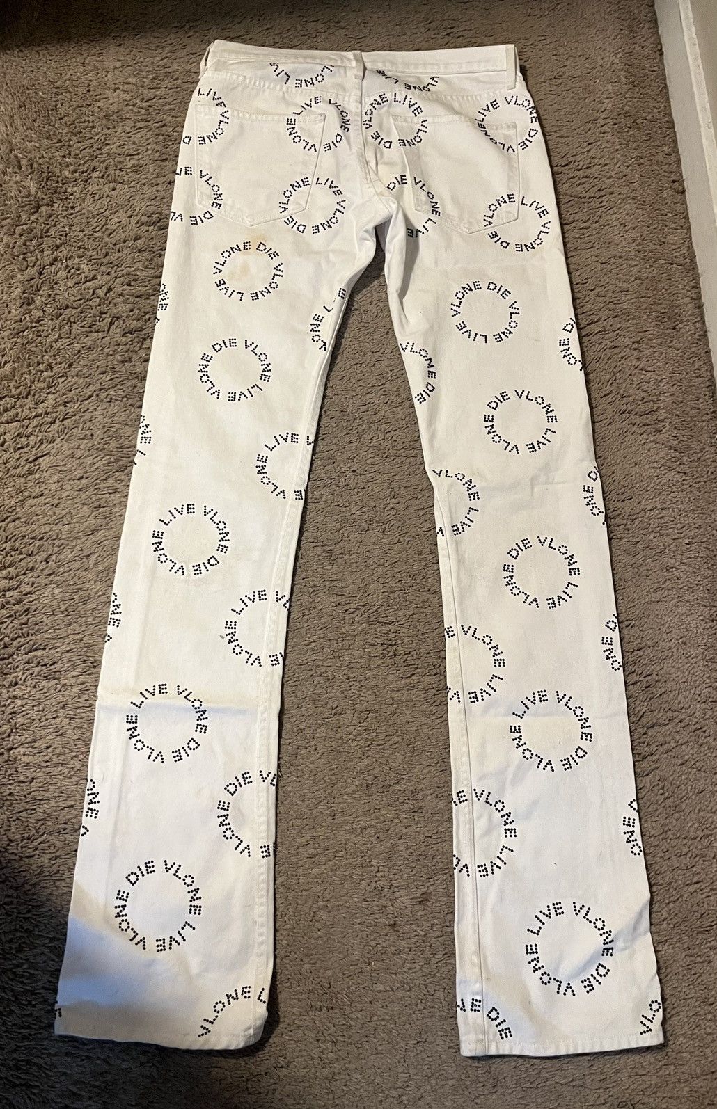 Vlone SAMPLE VLONE RHINESTONE DENIM JACKET/PANTS BUNDLE Size US M / EU 48-50 / 2 - 11 Thumbnail