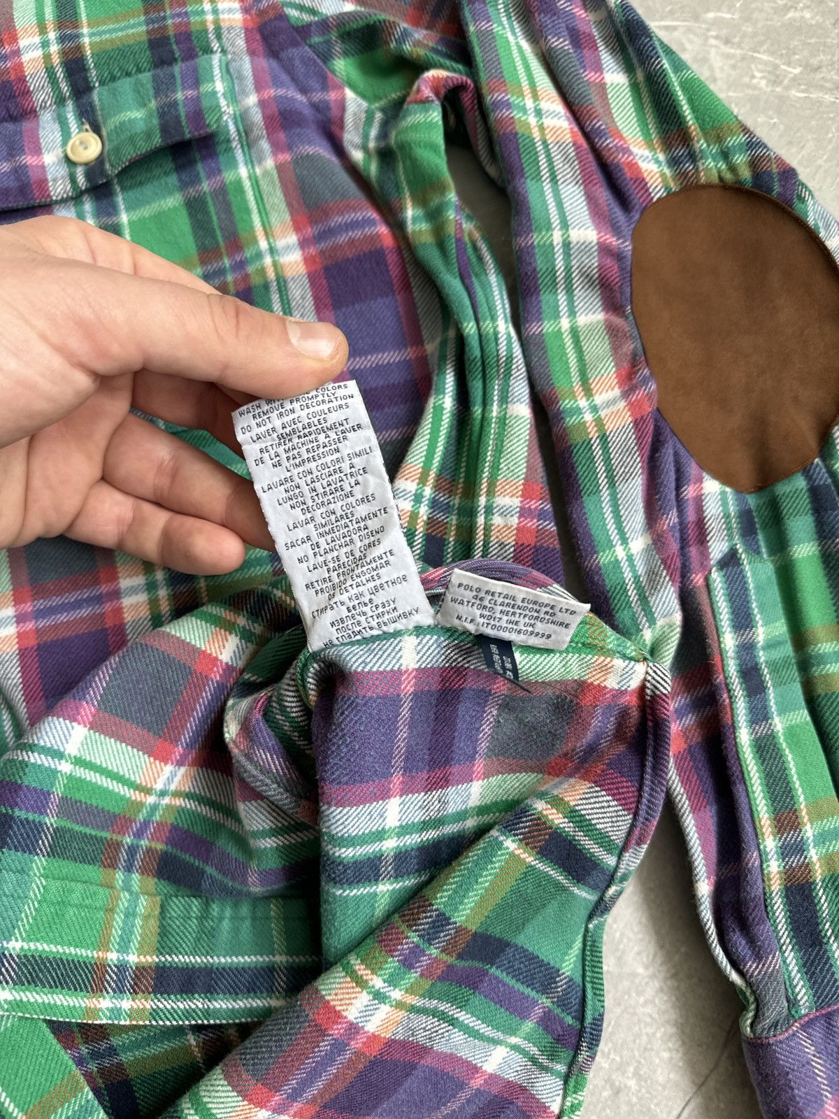 Polo Ralph Lauren Vintage 90s Polo Ralph Lauren Plaid Flannel Shirt Size US M / EU 48-50 / 2 - 15 Thumbnail