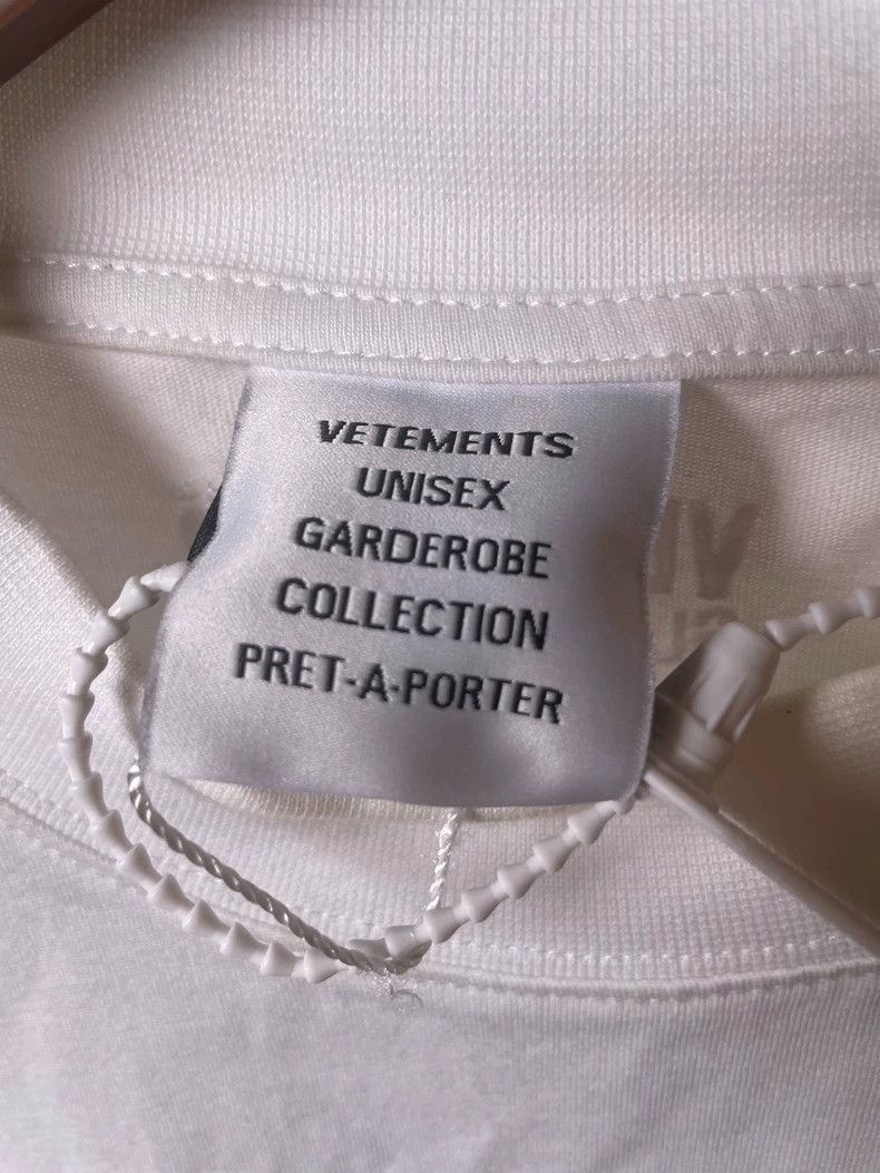 Vetements Vetements Brand Printed T-Shirt, Size XS Size US XS / EU 42 / 0 - 3 Thumbnail