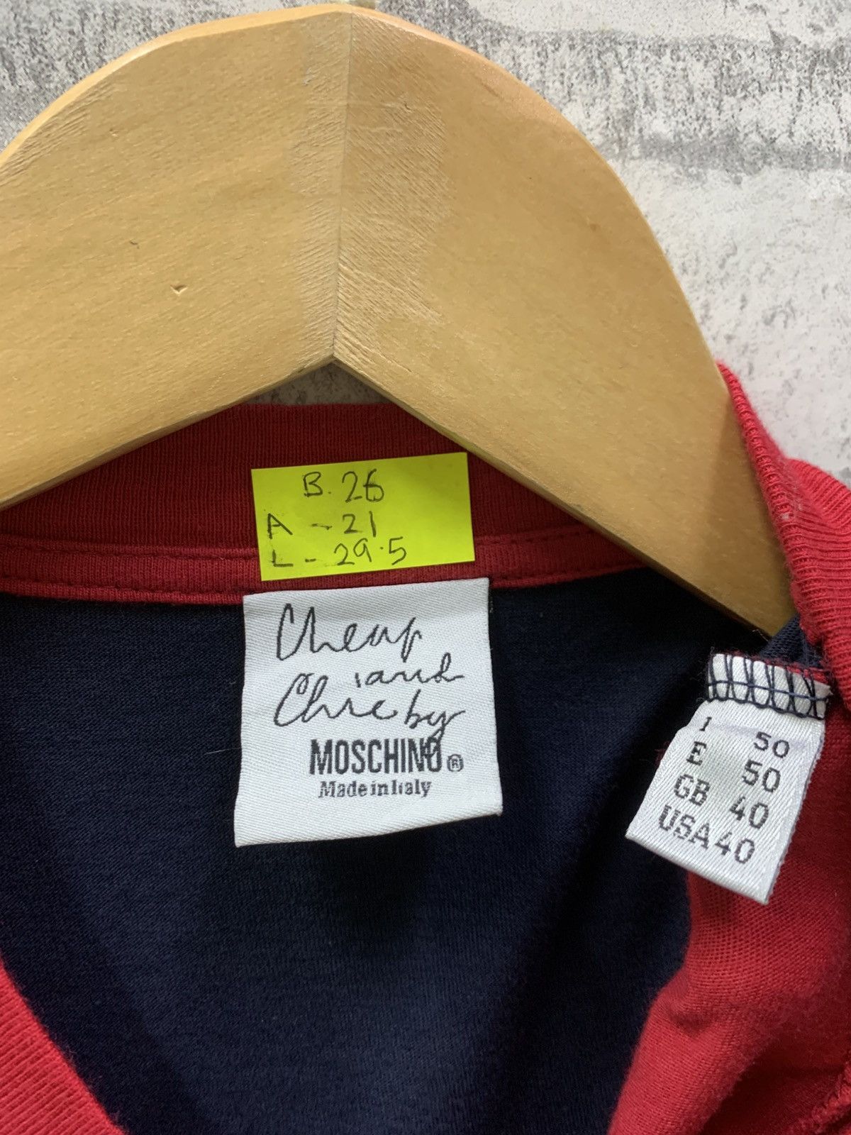 Designer × Moschino Moschino Fashion Designer T-shirts Nice Design Size US L / EU 52-54 / 3 - 9 Thumbnail