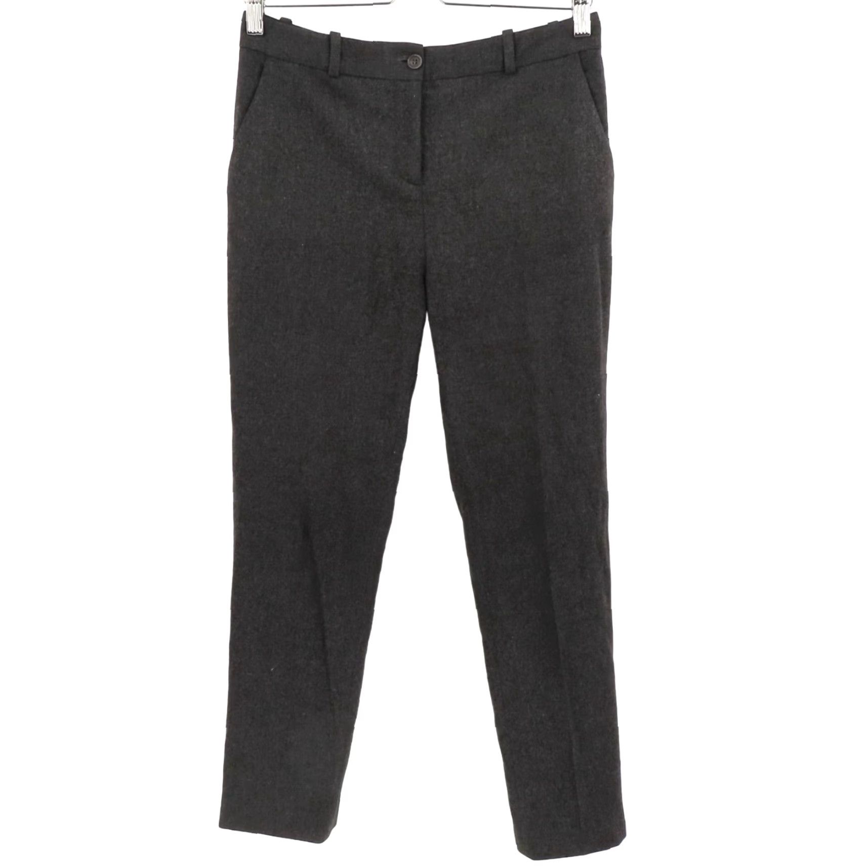 Michael Kors Michael Kors Collection Womens Pants Dress Pants Gray Wool Blend Has Pockets Italy 4 Womens Size 27" / US 4 / IT 40 - 2 Thumbnail