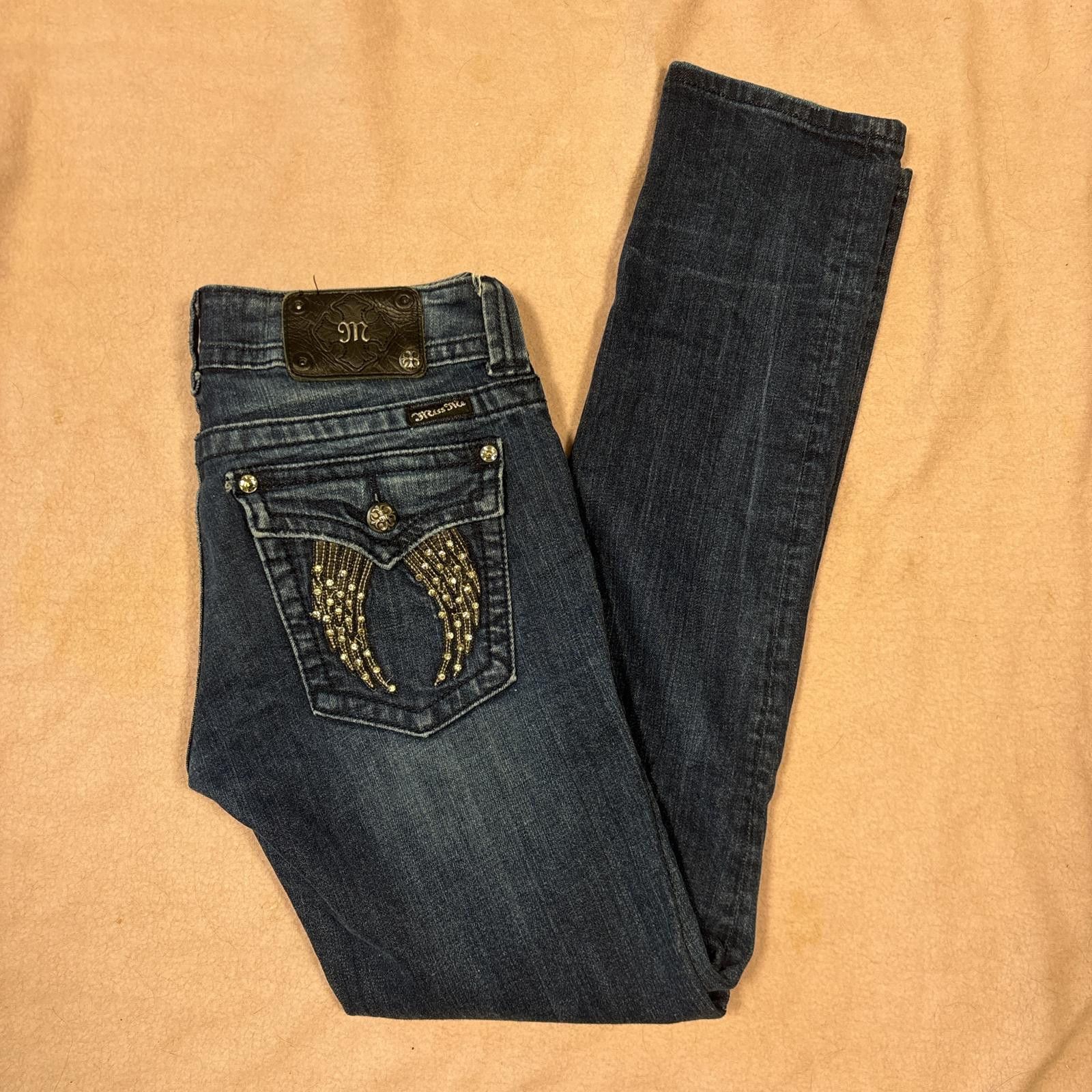 Other y2k miss me skinny wing jeans Size 29" - 1 Thumbnail