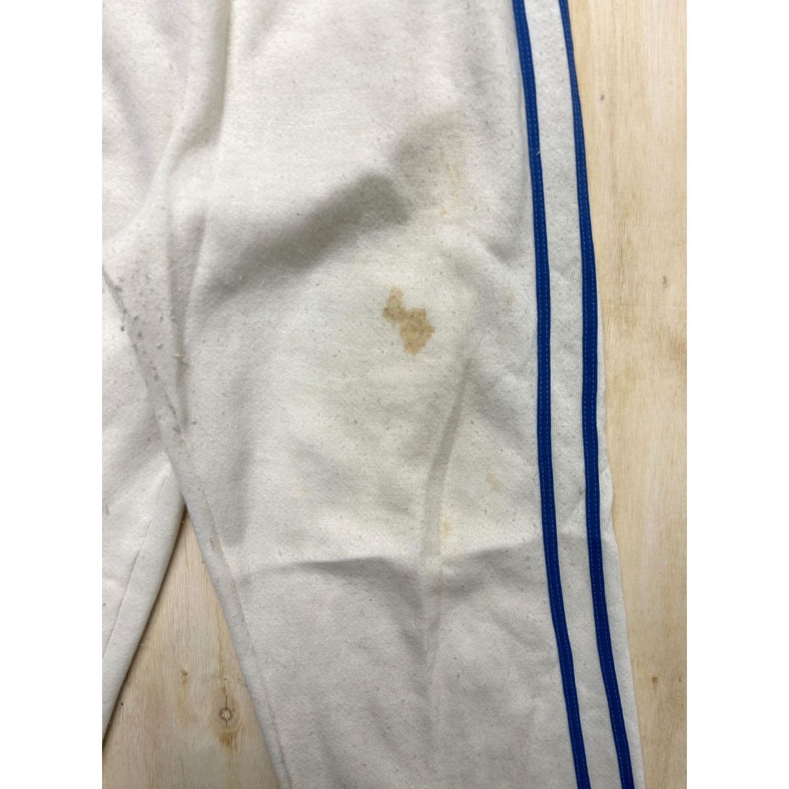 Vintage VINTAGE Active Wear Sweatpants Mens Large White Fleece Elastic Waist Side Stripe Pants Mens Large Retro Winter Casual Boys Mens? Size US 33 - 2 Thumbnail