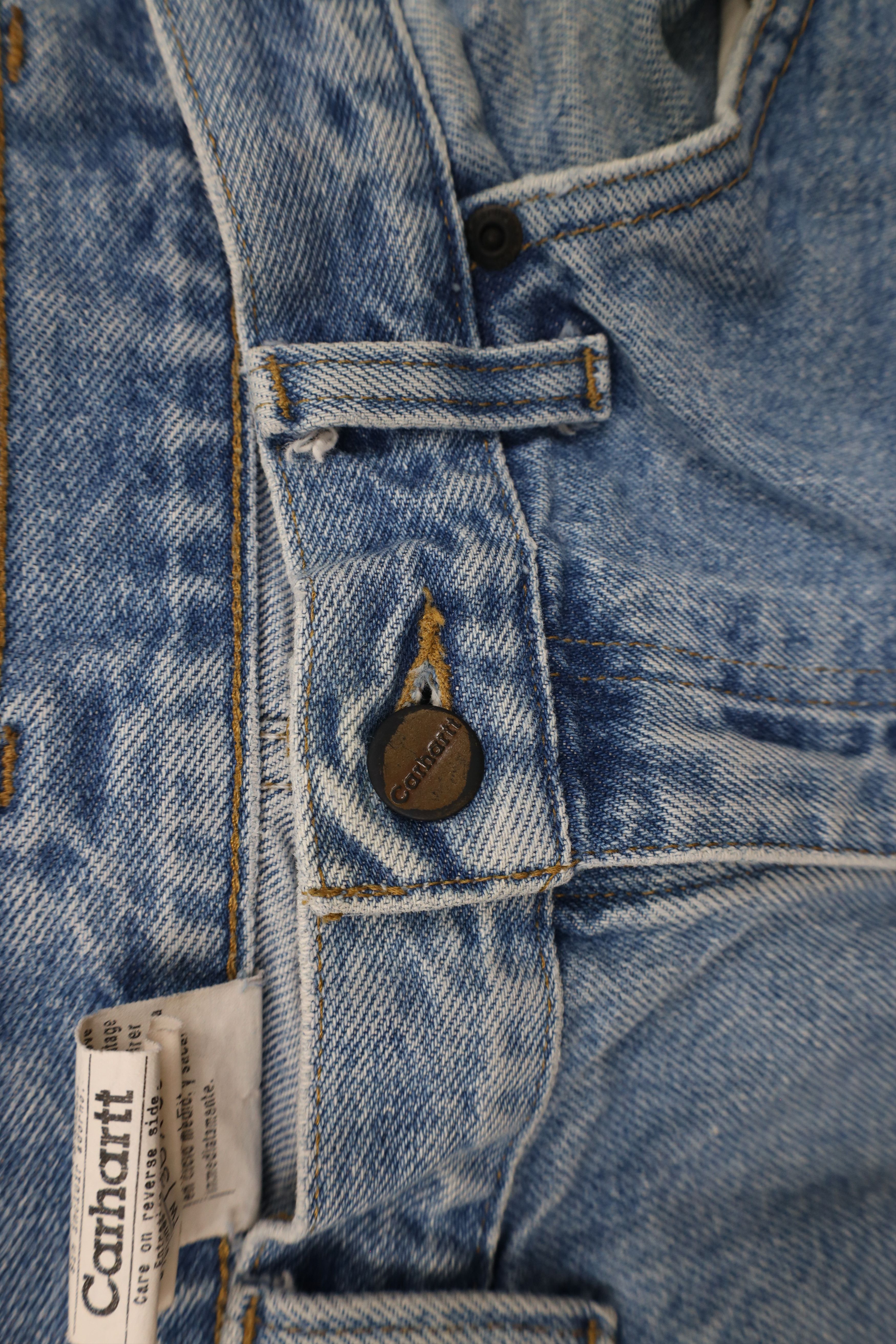 Carhartt × Vintage Vintage Carhartt Spell Out Traditional Fit Denim Jeans Size US 36 / EU 52 - 16 Thumbnail