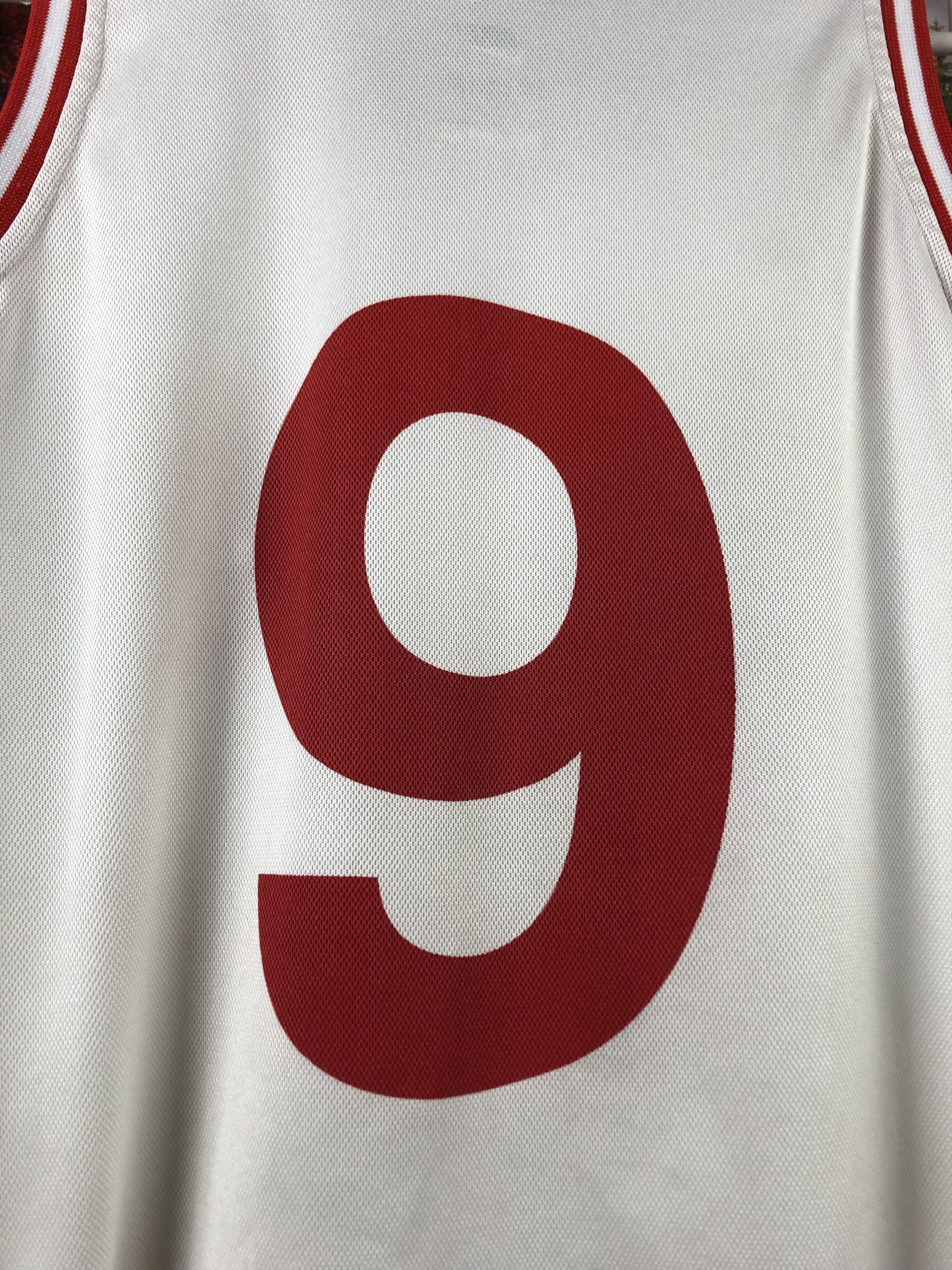 Nike Vintage Nike Hungary Basketball Jersey #9 Player Issue Shirt Size US XL / EU 56 / 4 - 13 Thumbnail