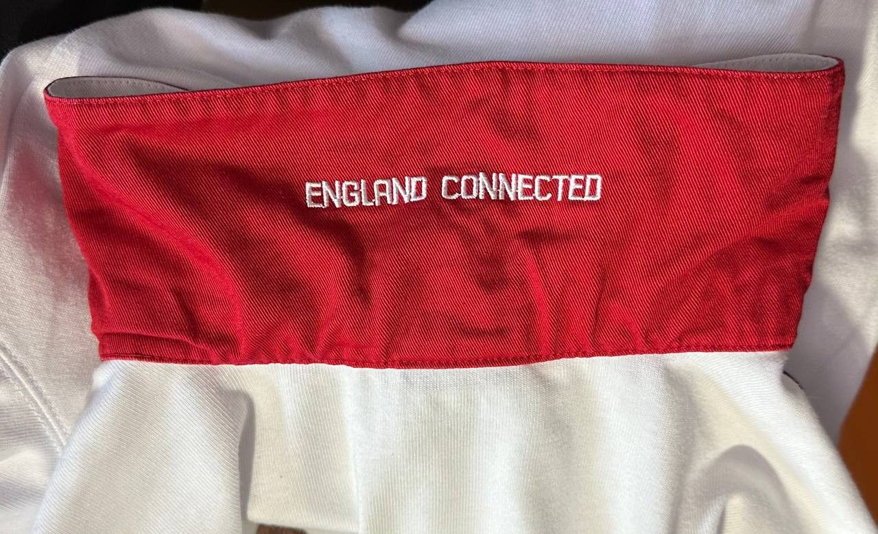 Canterbury of New Zealand CANTERBURY RUGBY UNION ENGLAND polo shirt long sleeve rose Size US S / EU 44-46 / 1 - 7 Thumbnail