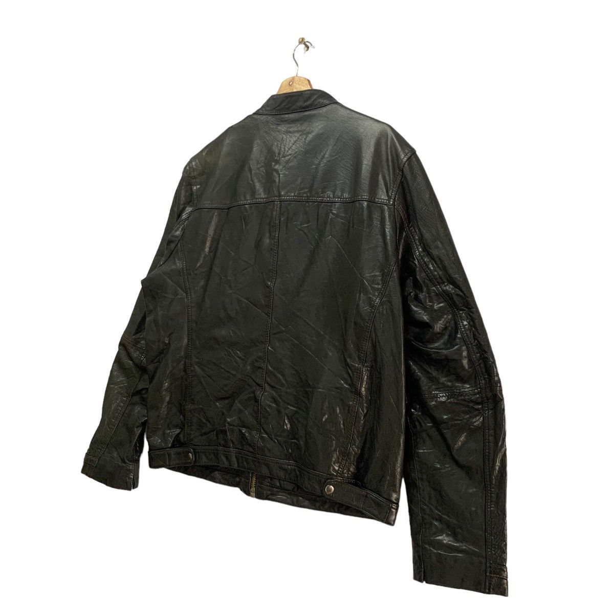 Genuine Leather Saki Sweden Motorcycles Leather Jacket Size US XL / EU 56 / 4 - 6 Thumbnail