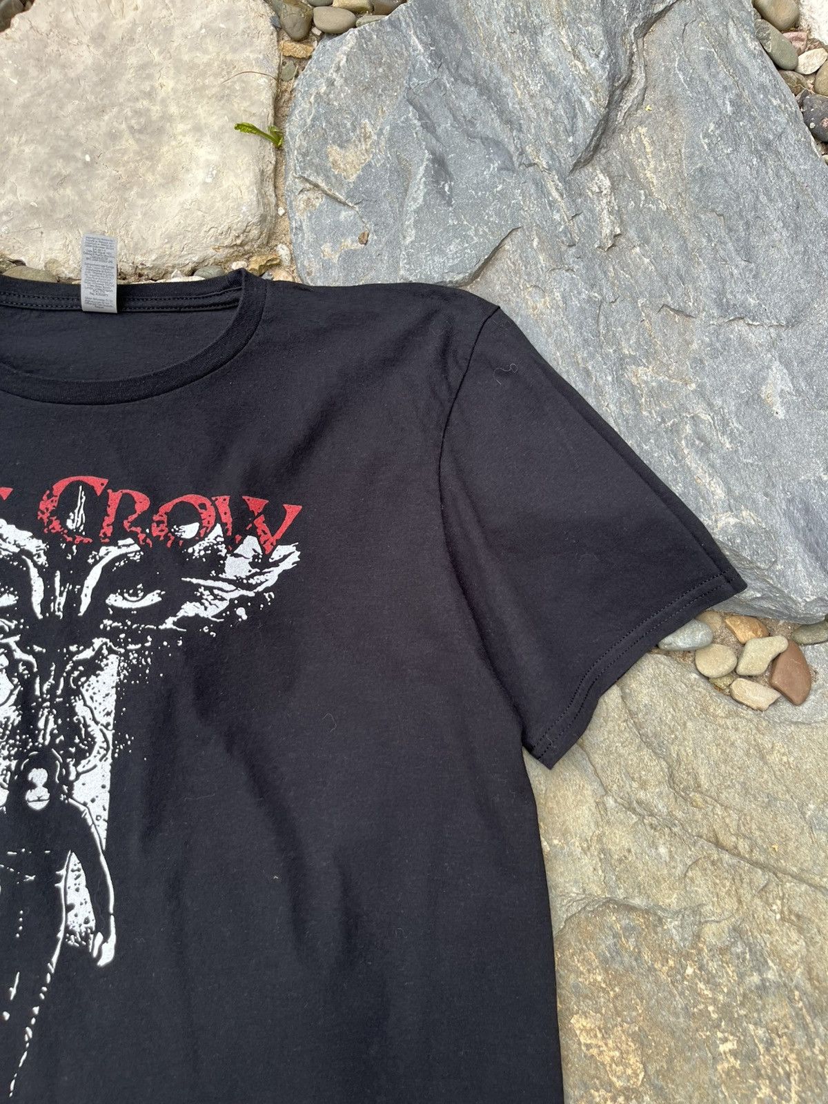 Band Tees × Vintage Vintage The Crow movie t-shirt logo y2k tee eyes Size US L / EU 52-54 / 3 - 4 Thumbnail