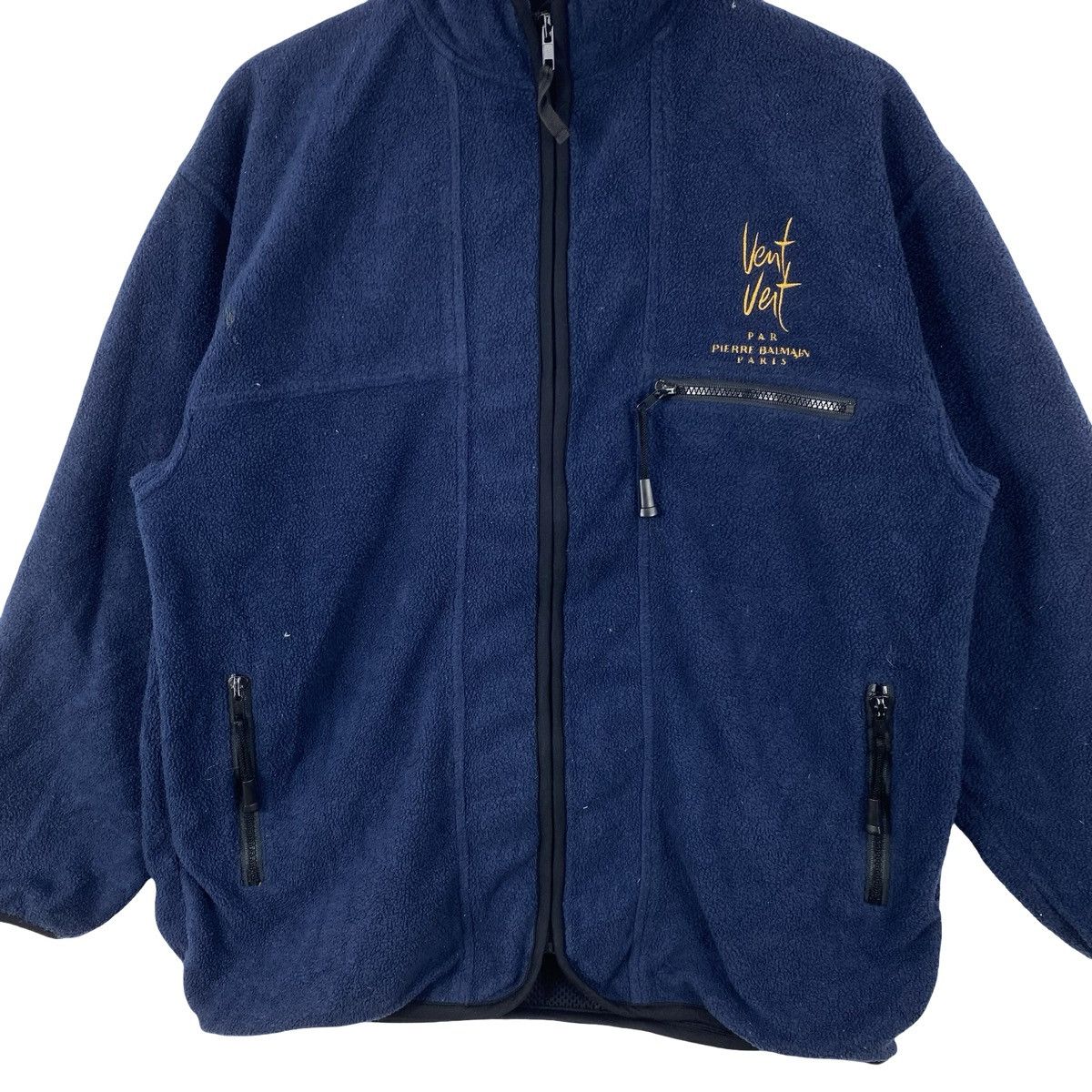 Pierre Balmain Vintage VENT VERT PIERRE BALMAIN Paris Fleece Jacket Full Size US M / EU 48-50 / 2 - 5 Thumbnail