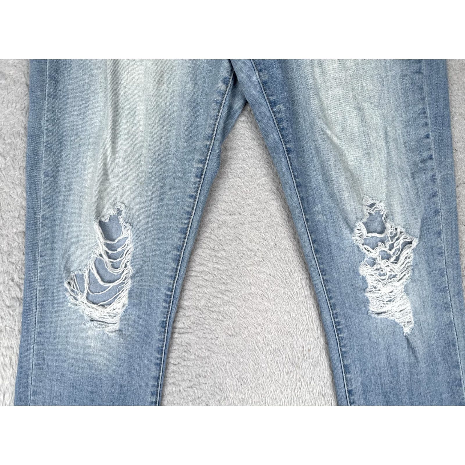 Vintage VINTAGE Articles Of Society Jeans Womens 26 Distressed Mid Rise Light Wash City Slim Size 26" / US 2 / IT 38 - 3 Thumbnail