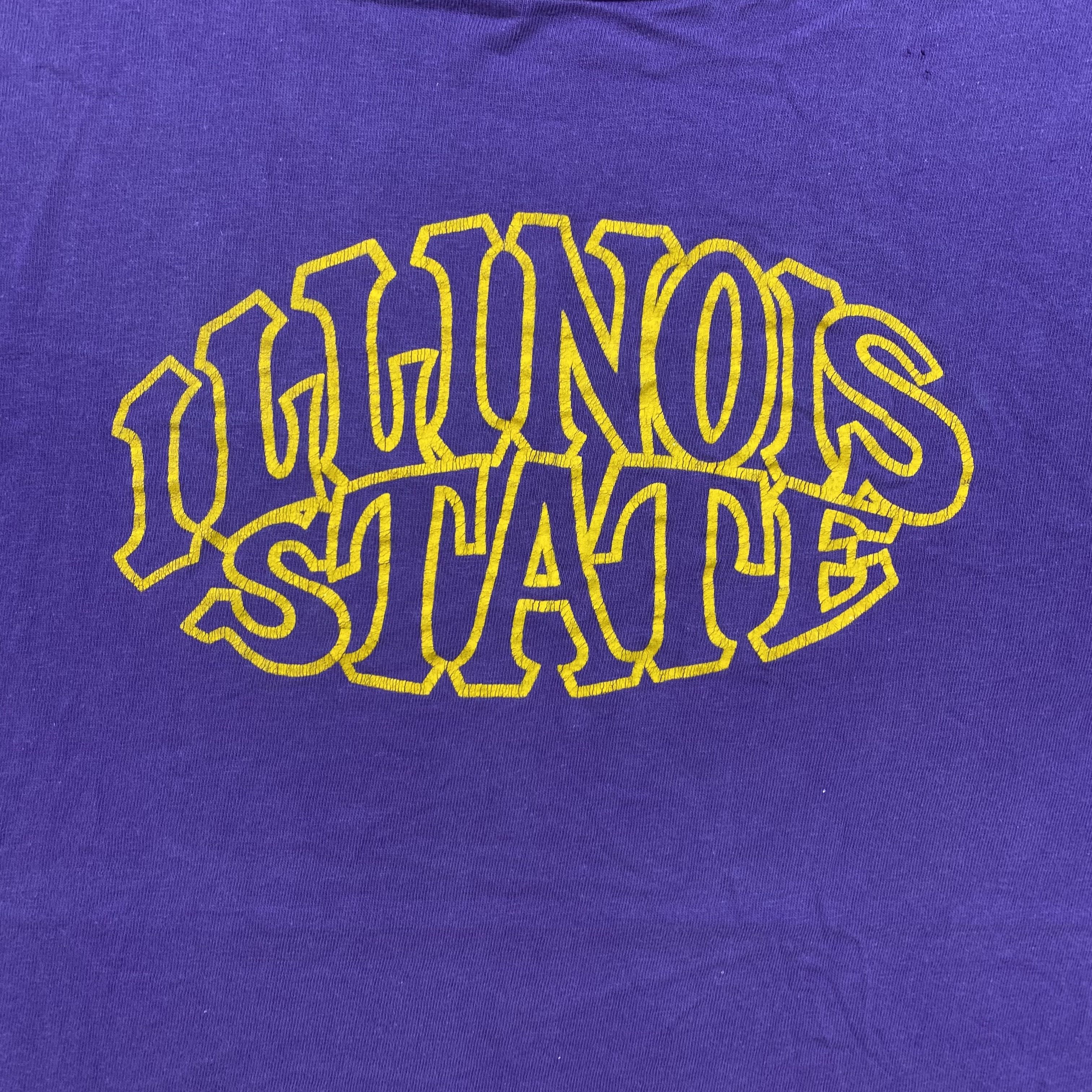 Vintage Vintage Illinois State University T-Shirt Purple Fade -M080 Size US M / EU 48-50 / 2 - 4 Thumbnail