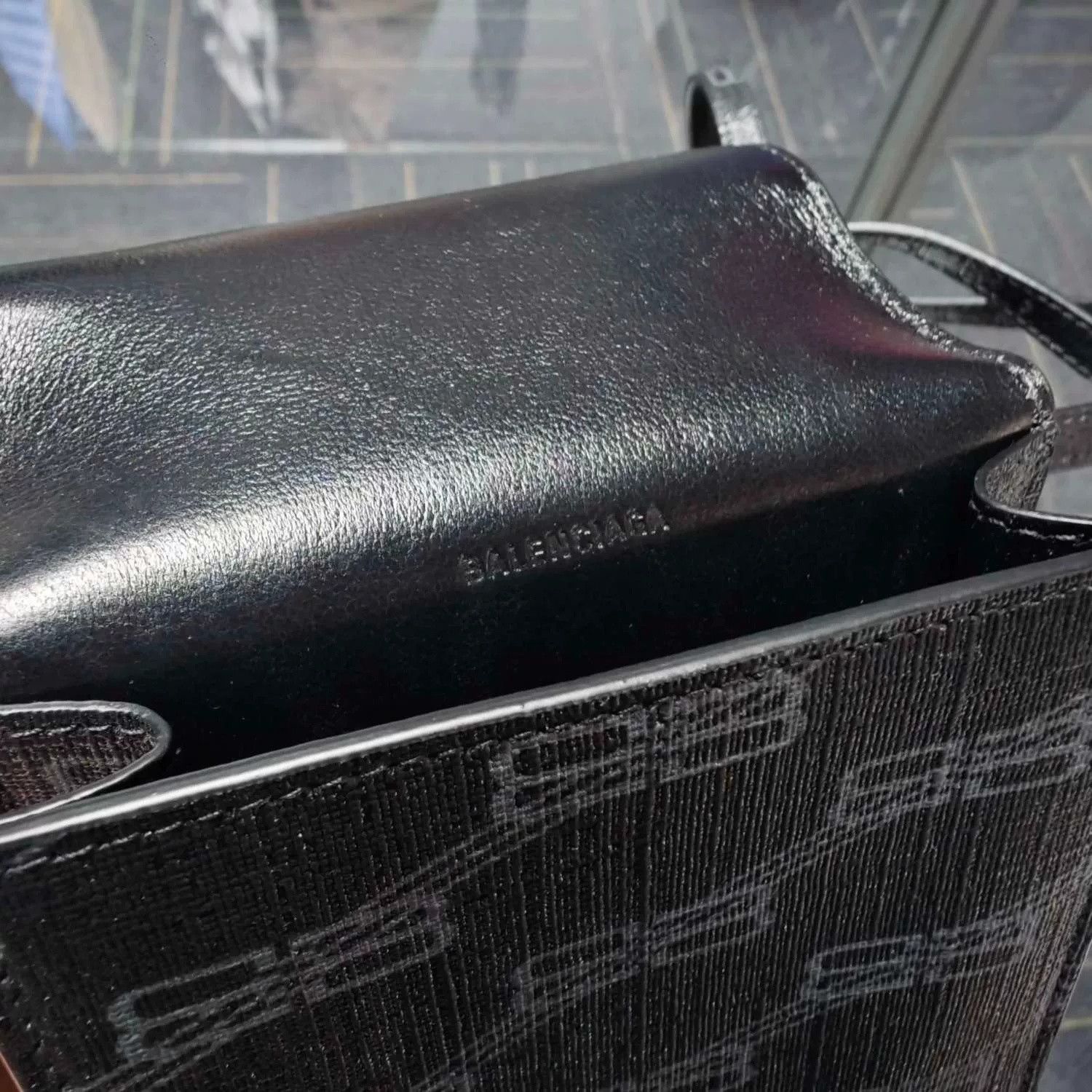 Balenciaga Balenciaga Double B Monogram Phone Bag Size ONE SIZE - 6 Thumbnail