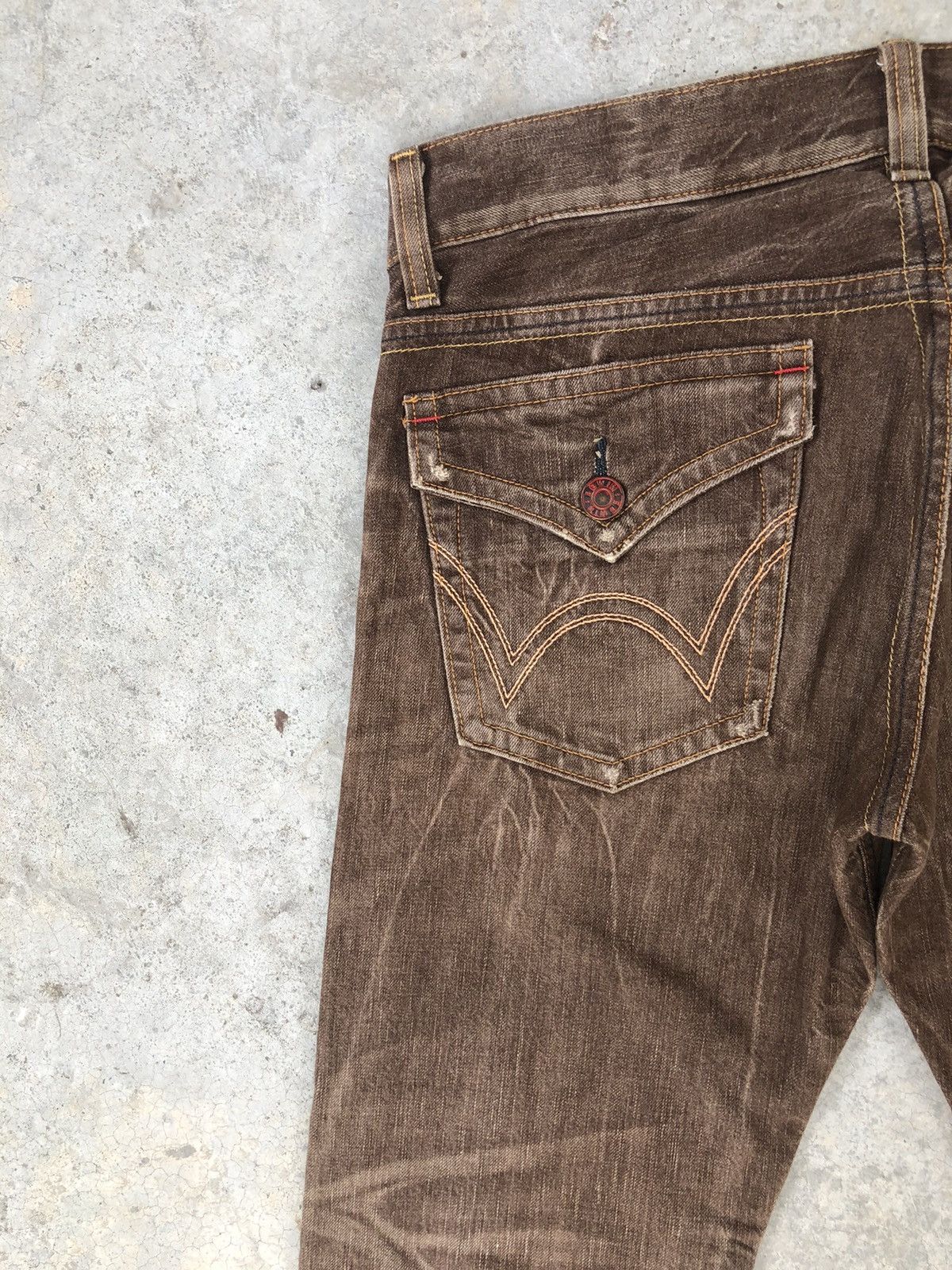 Edwin Japanese Edwin 503 Flared Jeans Distressed Jeans Size US 35 - 9 Thumbnail