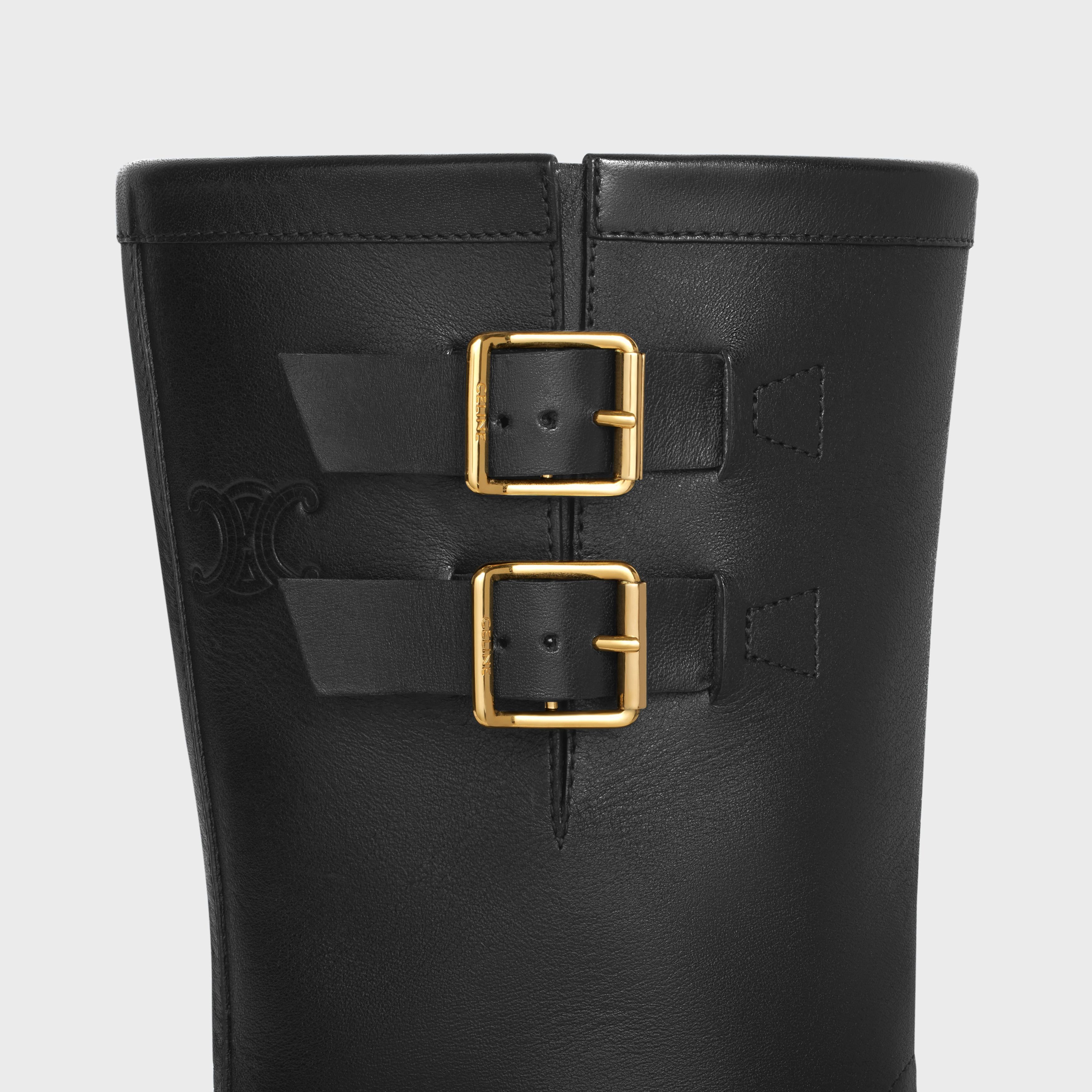 Celine o1bcso1str0925 354573882C Bulky Mid Biker Boots in Black Size US 6 / IT 36 - 5 Thumbnail