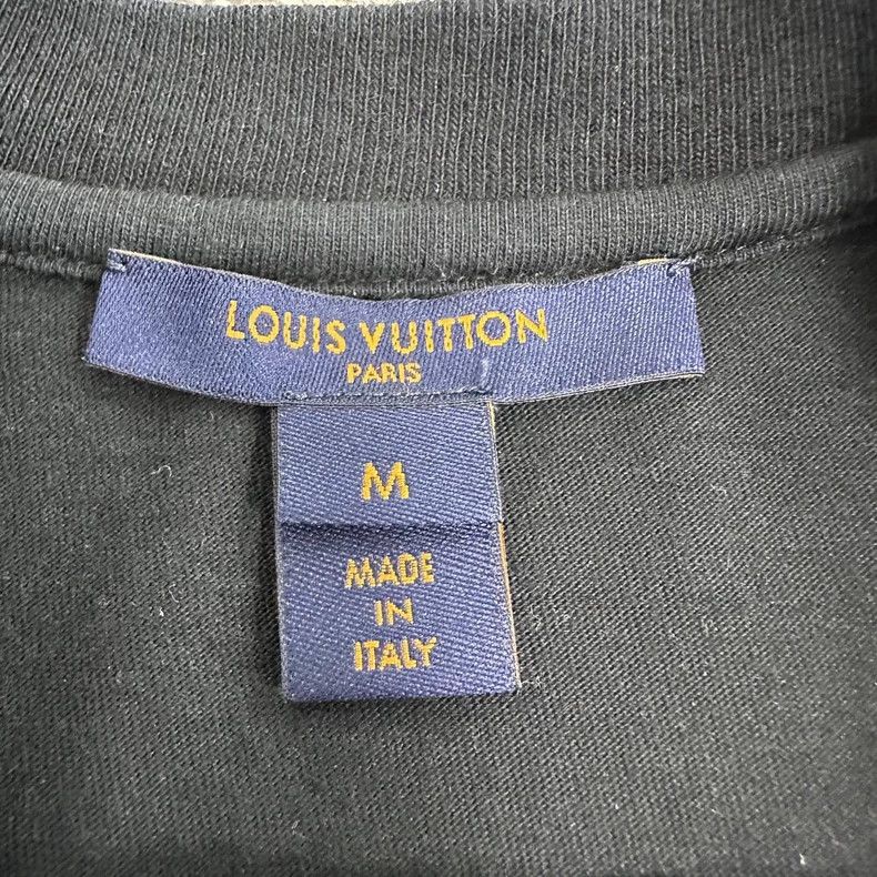 Louis Vuitton Louis Vuitton Black monogrammed chain short sleeves Size US M / EU 48-50 / 2 - 5 Thumbnail