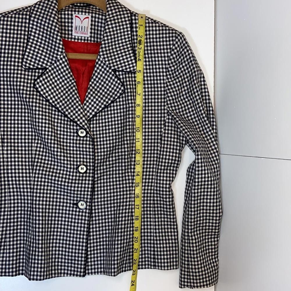Christian Dior Monsieur Vintage Mondi Plaid Blazer Size 38/6-8 Size M / US 6-8 / IT 42-44 - 8 Thumbnail