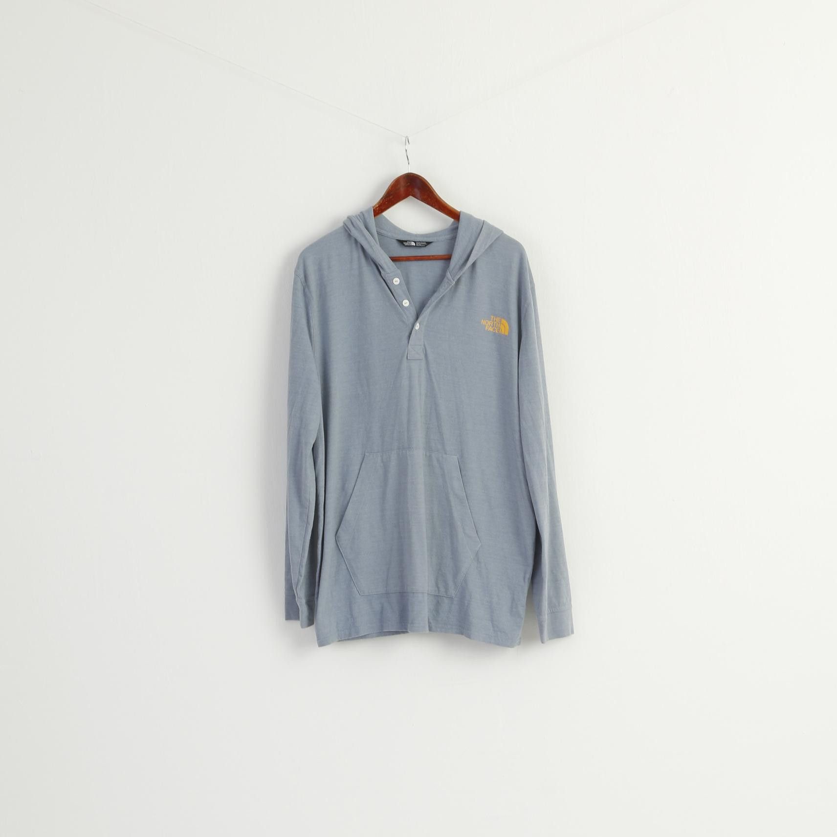 The North Face The North face Men XL Shirt Blue Cotton 8749 Size US XL / EU 56 / 4 - 1 Thumbnail