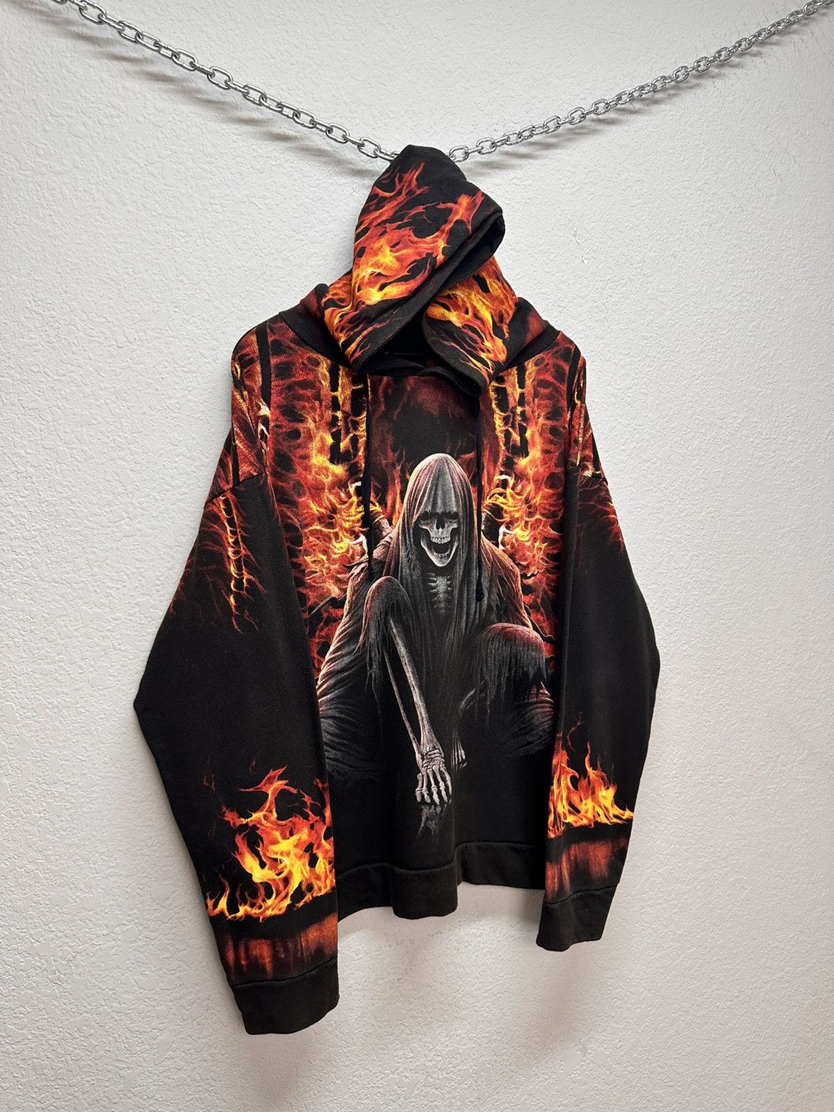 Band Tees Vintage 2000s Anarchy Graphic Pullover Hoodie Men's Spiral Size US L / EU 52-54 / 3 - 5 Thumbnail