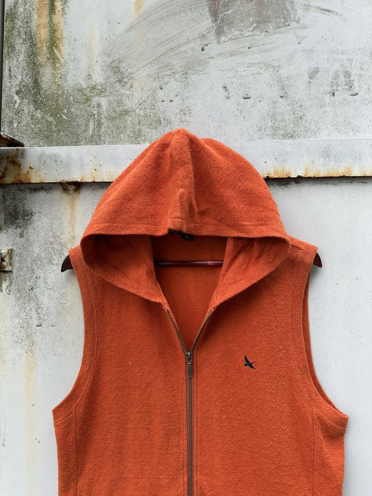 Eddie Bauer 👹Edidie Bauer Orange Hooded Vipper Vests Size US M / EU 48-50 / 2 - 4 Thumbnail