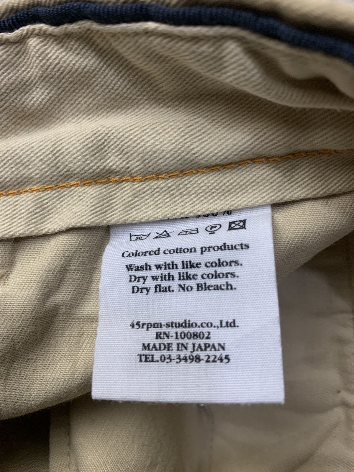 45rpm 🐍 SOLD 🐍45rpm Studio Casual Pants Japan Size US 28 / EU 44 - 6 Thumbnail