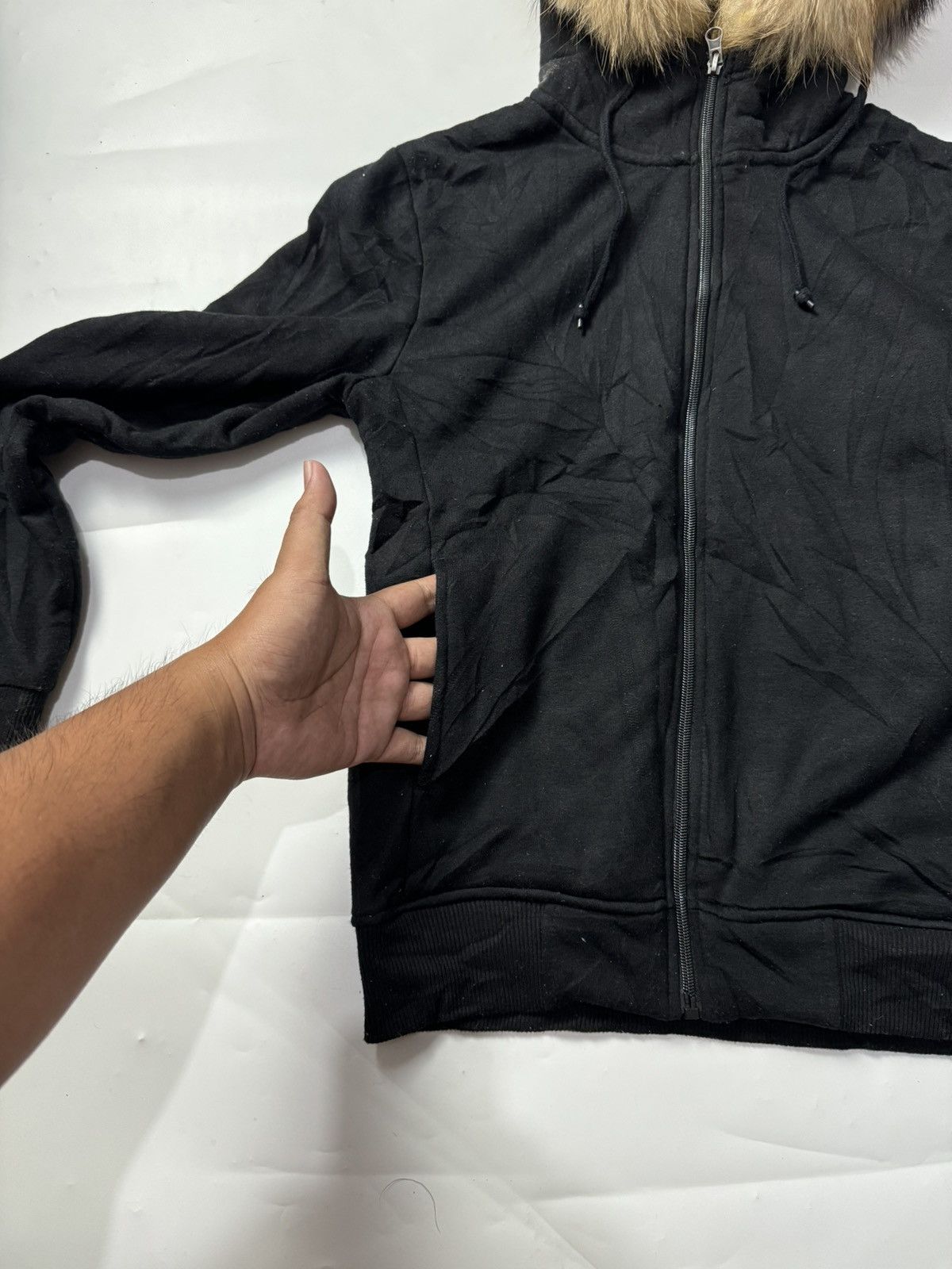 If Six Was Nine × Japanese Brand × Le Grande Bleu (L.G.B.) Furhoodie black sherpa japanese rubik Style Ifsix Lgb Size US M / EU 48-50 / 2 - 5 Thumbnail
