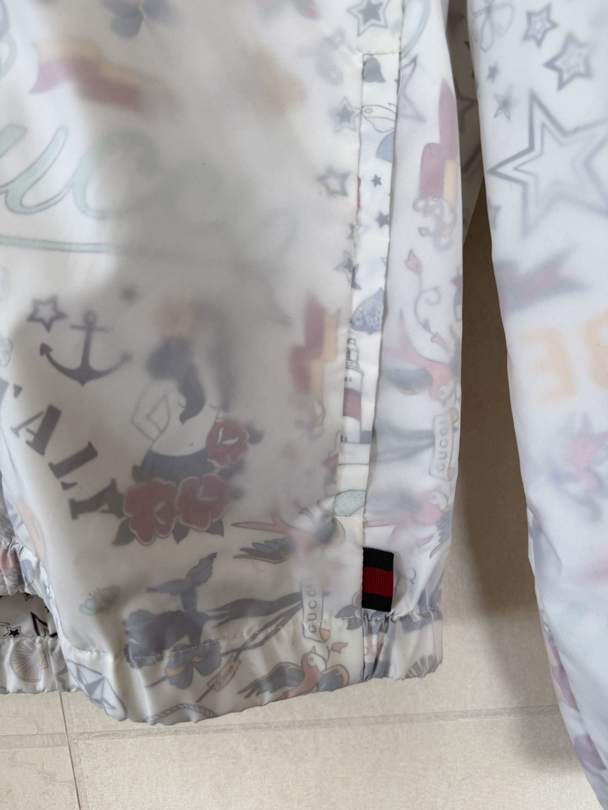 Gucci Vintage 2008 Gucci Tattoo Print Jacket Size US M / EU 48-50 / 2 - 4 Thumbnail